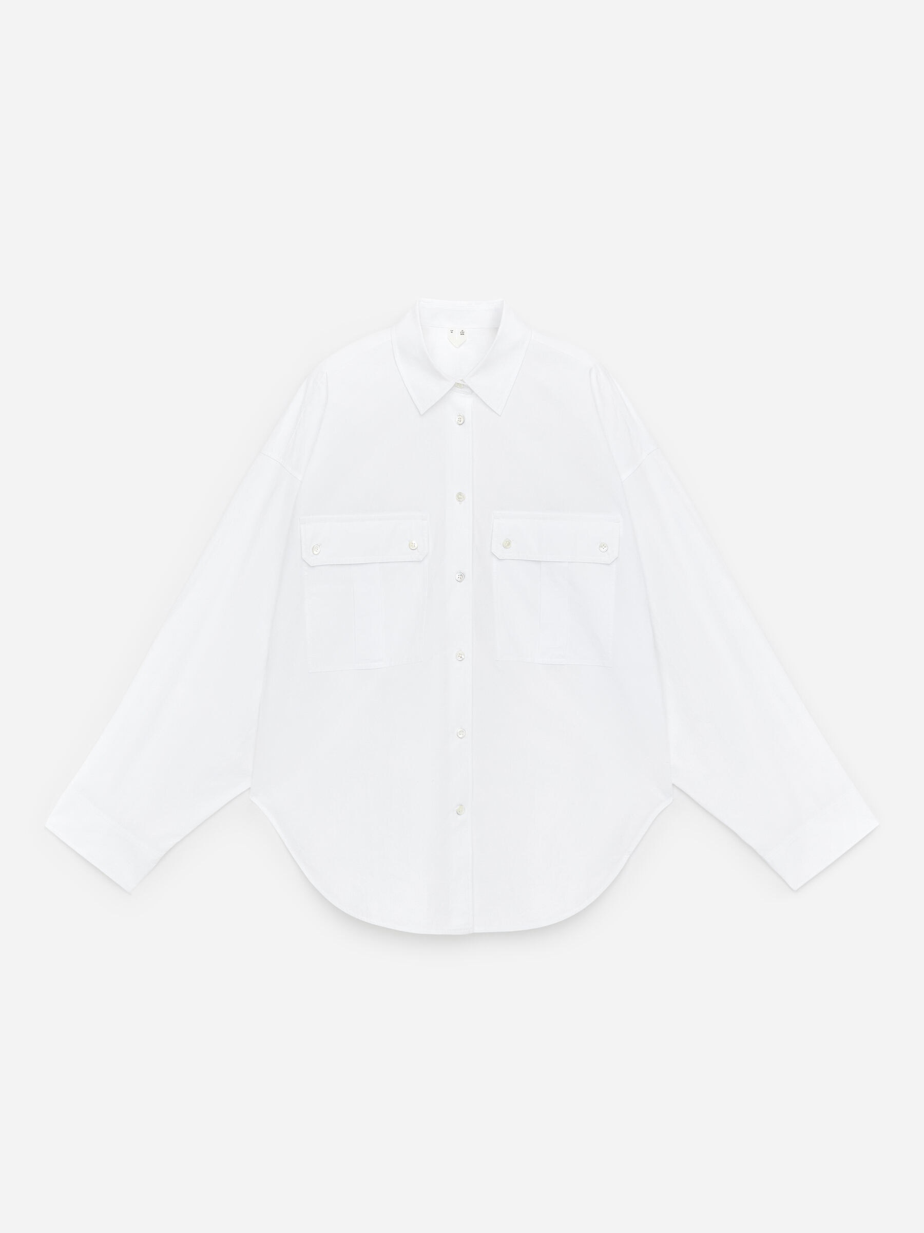 Utility-Hemd aus Baumwolle - Weiß - Loose Fit - Damen - StillMedia/DescriptiveStillLife - 1