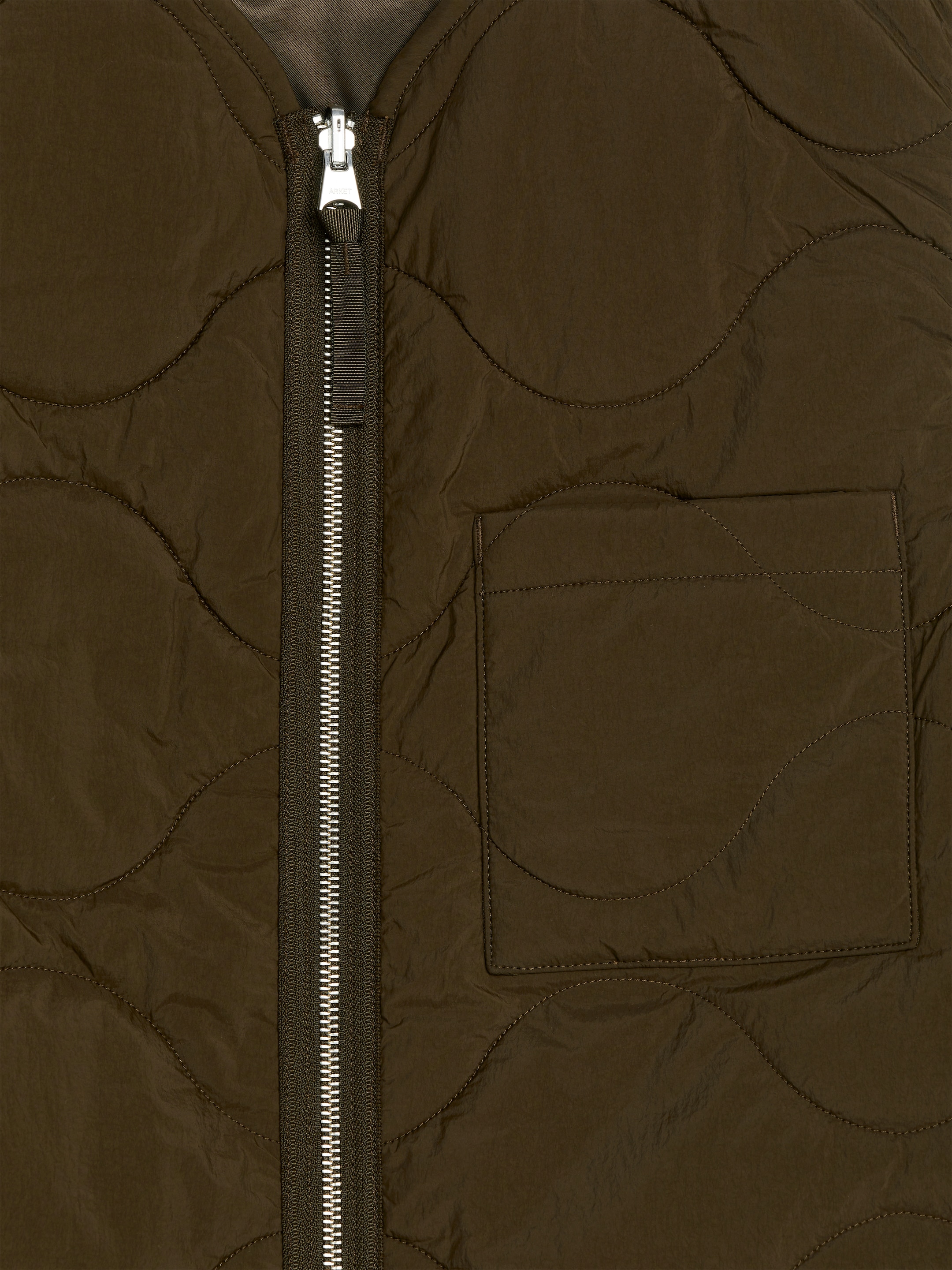 Quiltad 2-in-1-väst - Mörk khaki - Regular fit - Men - StillMedia/DescriptiveDetail - 1