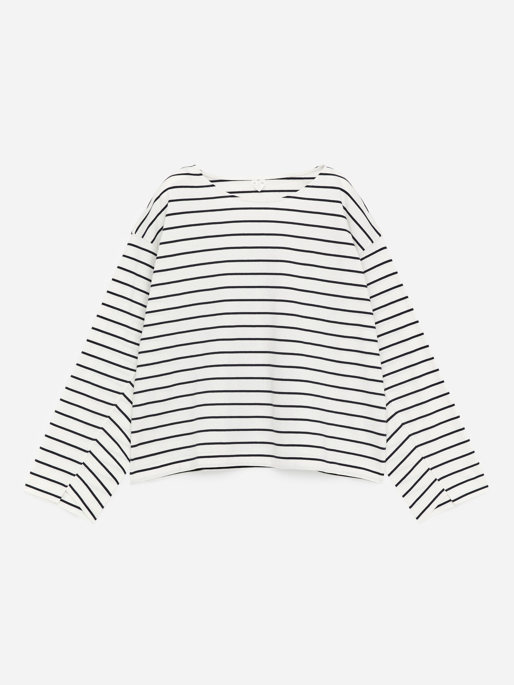 Langarmshirt - Weiß/Dunkelblau - Regular Fit - Damen - StillMedia/DescriptiveStillLife - 2