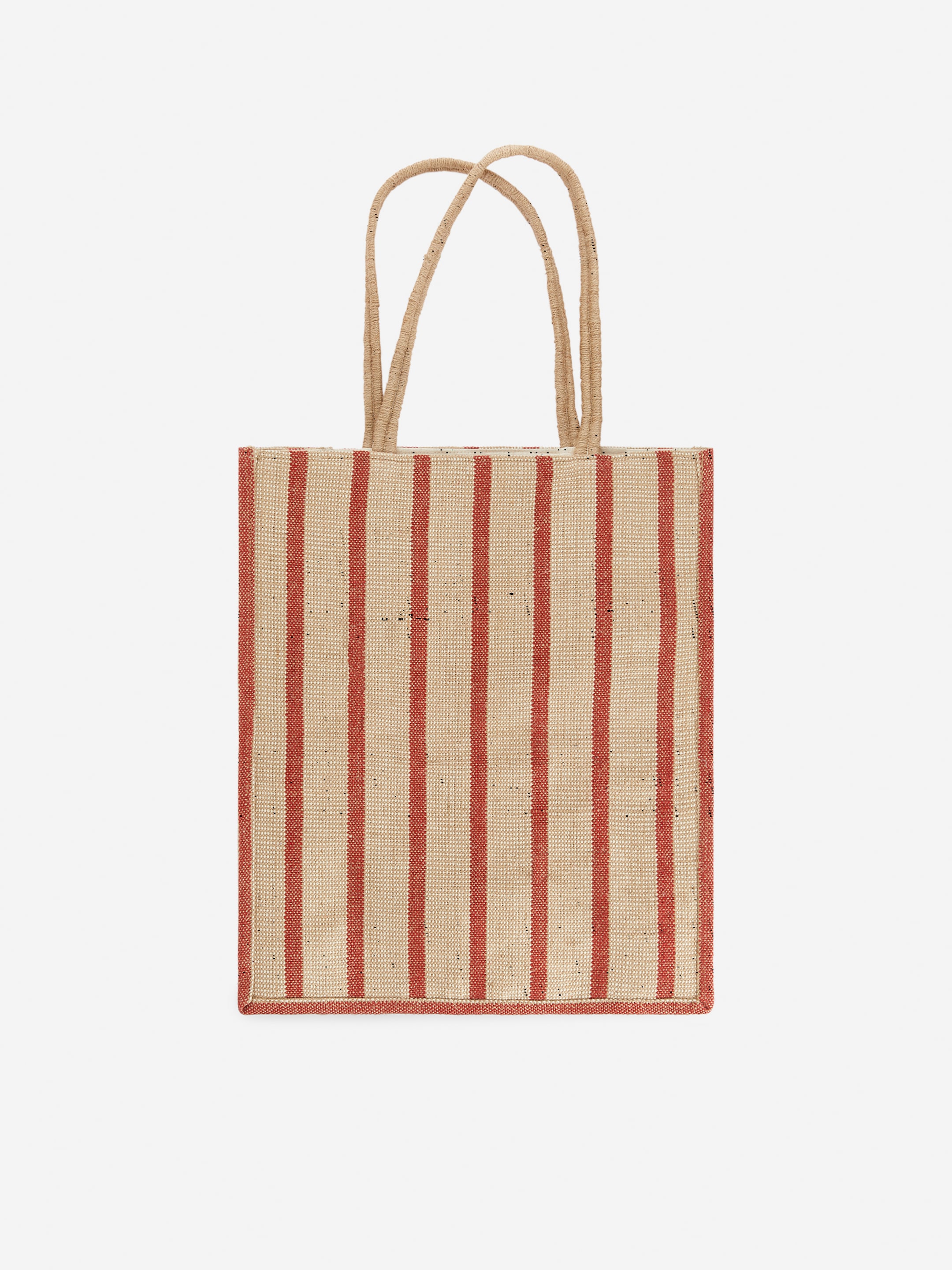 Grösseres Bild ansehen: Tragetasche aus Jute - Rot/Beige - HOME | H&M CH 2
