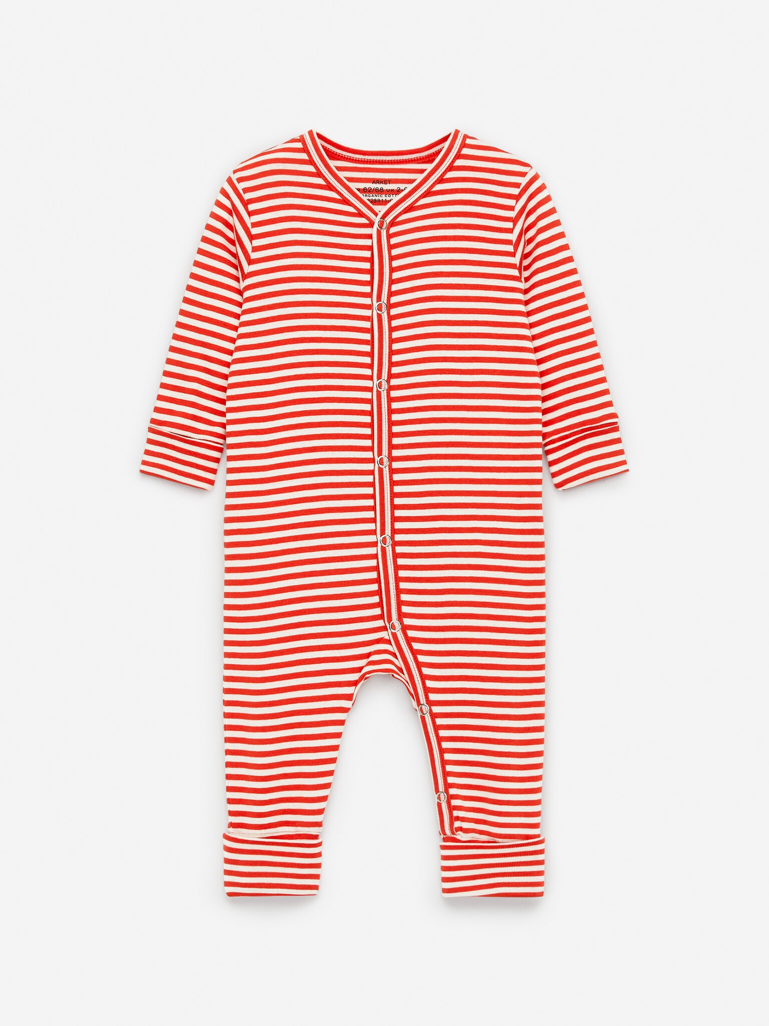 Pyjamahaalari, 2 kpl:n setti - Punainen/valkoinen/Valkoinen/kaura/Vaaleansininen/valkoinen - 4