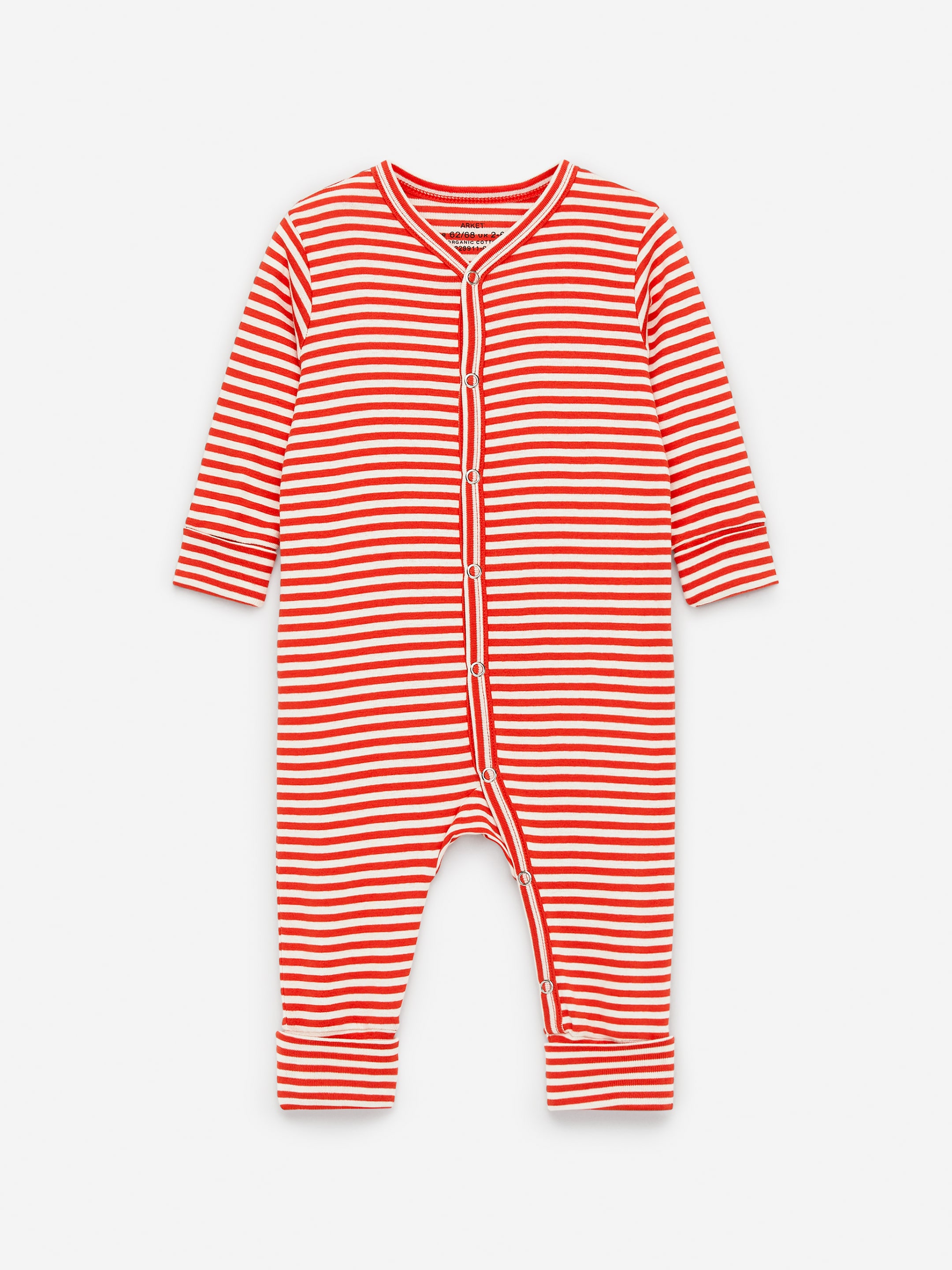Visa större bild: Pyjamasoveraller, 2-pack - Röd/vit - BARN | H&M SE 2