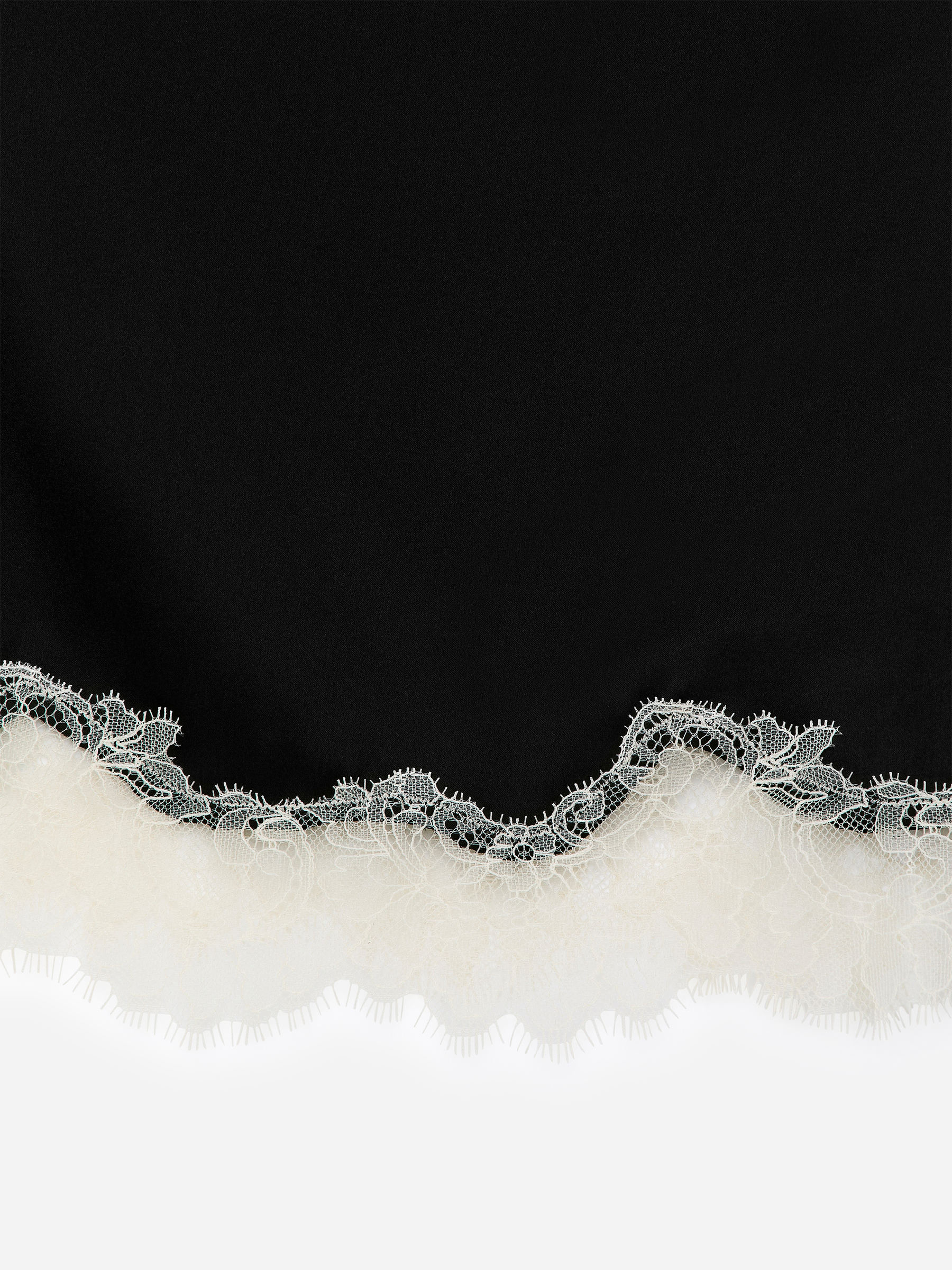 Lace-Detail Silk-Blend Dress - Black - Regular fit - Women - StillMedia/DescriptiveDetail - 1