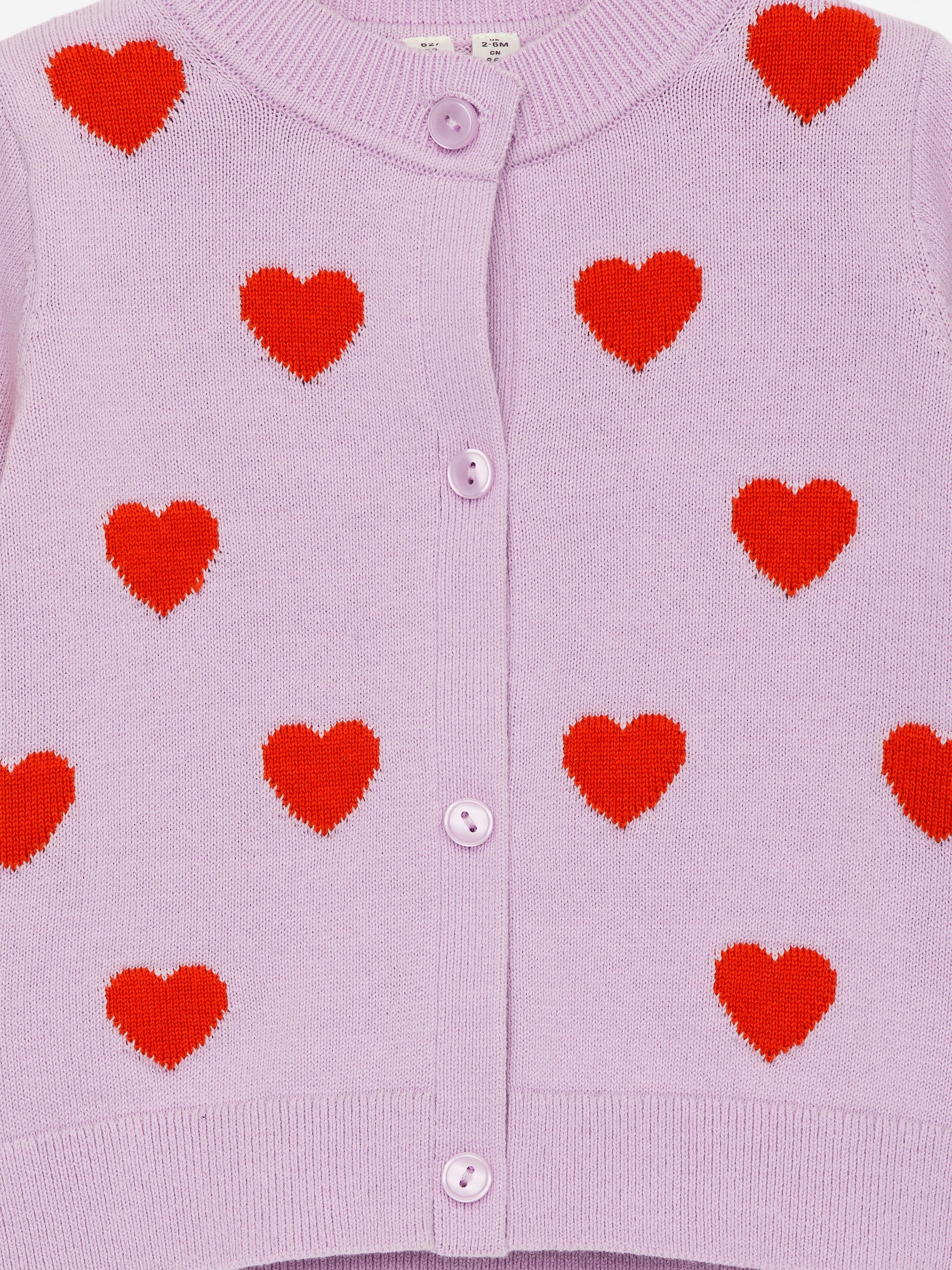 Wool Cardigan - Lilac/Red - Regular fit - children - StillMedia/DescriptiveDetail - 2