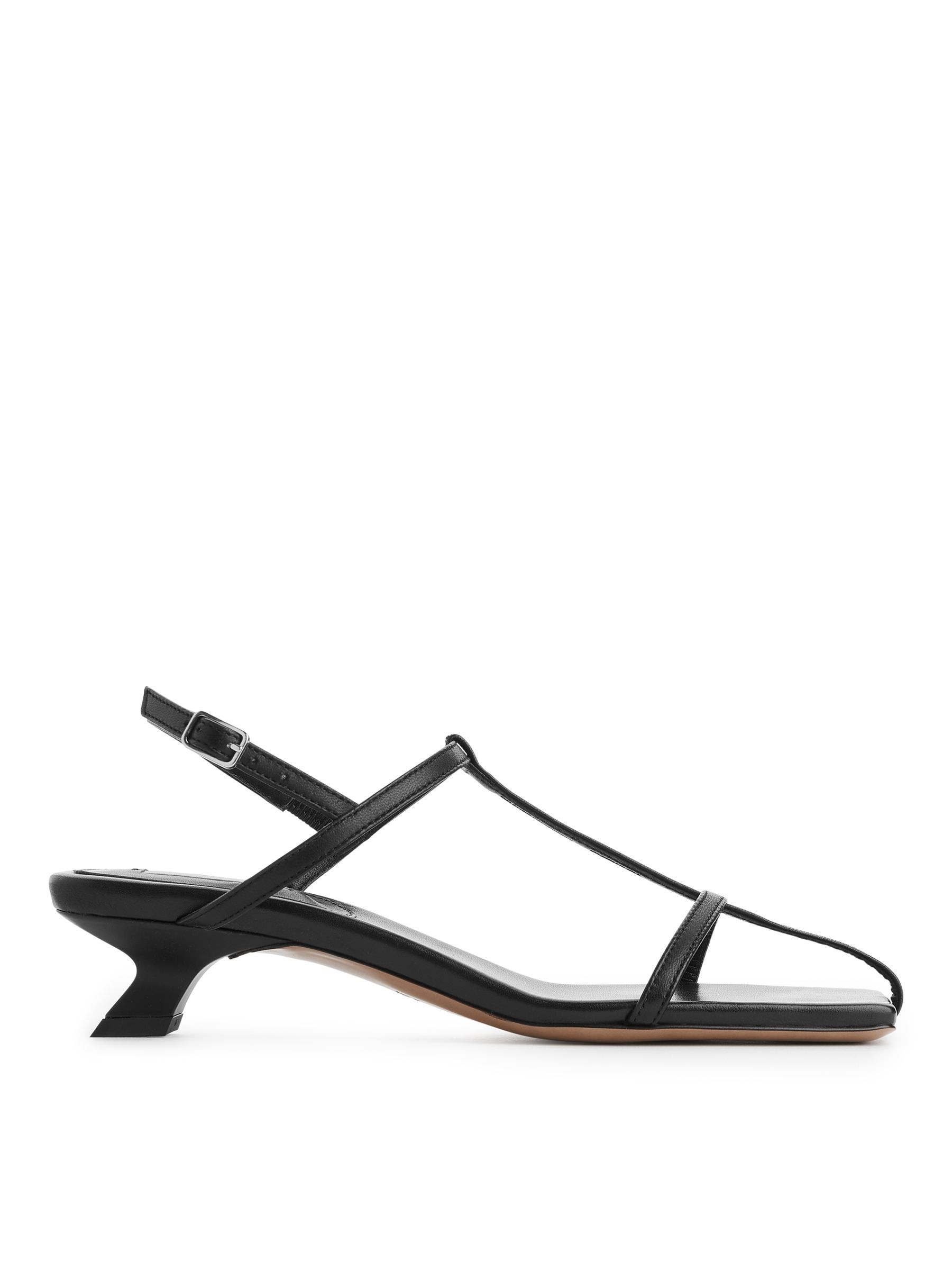 Leather Strap Sandals-#272628-1281