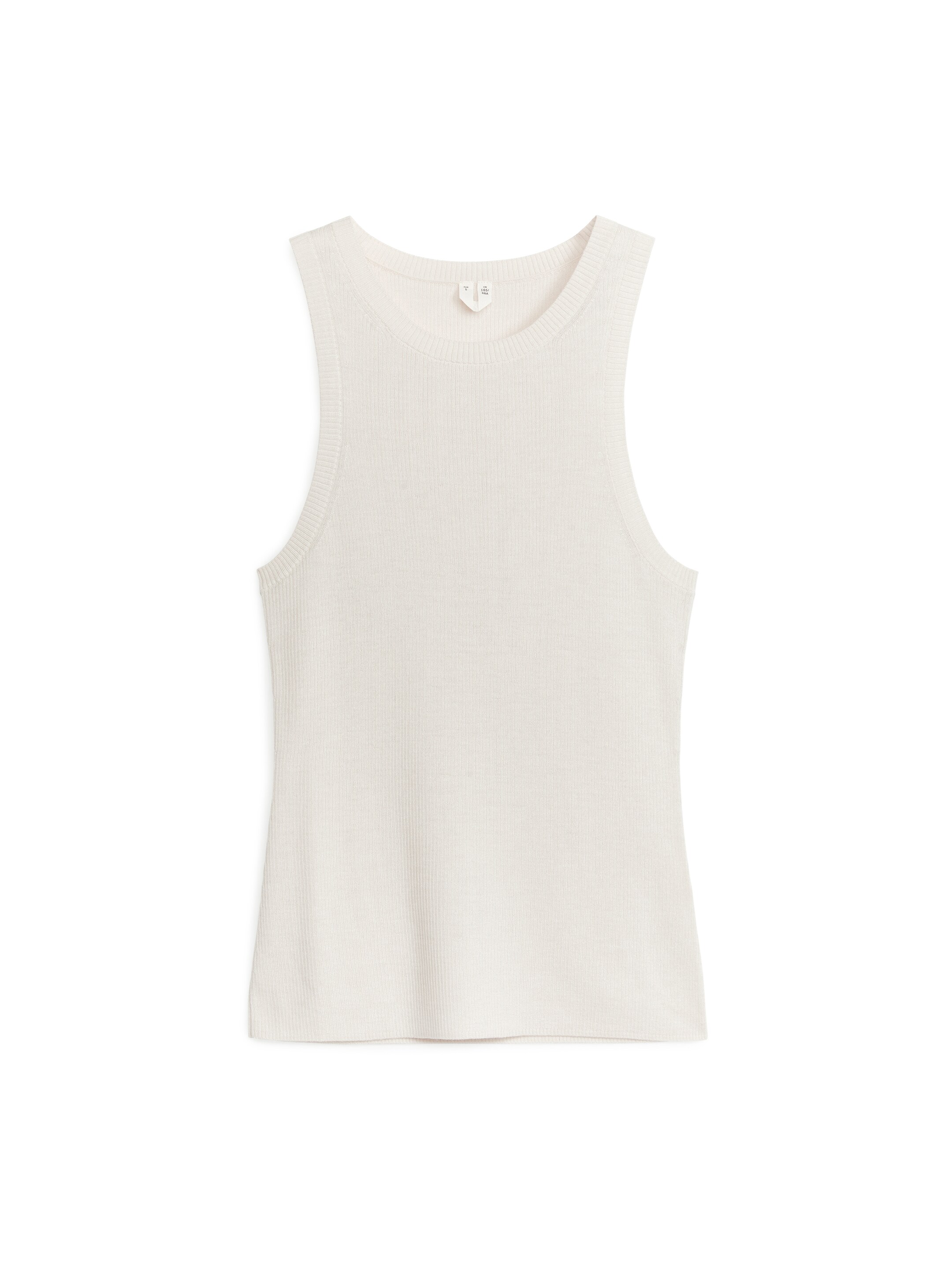 View larger image: Knitted Tank Top - White - Ladies | H&M GB 1