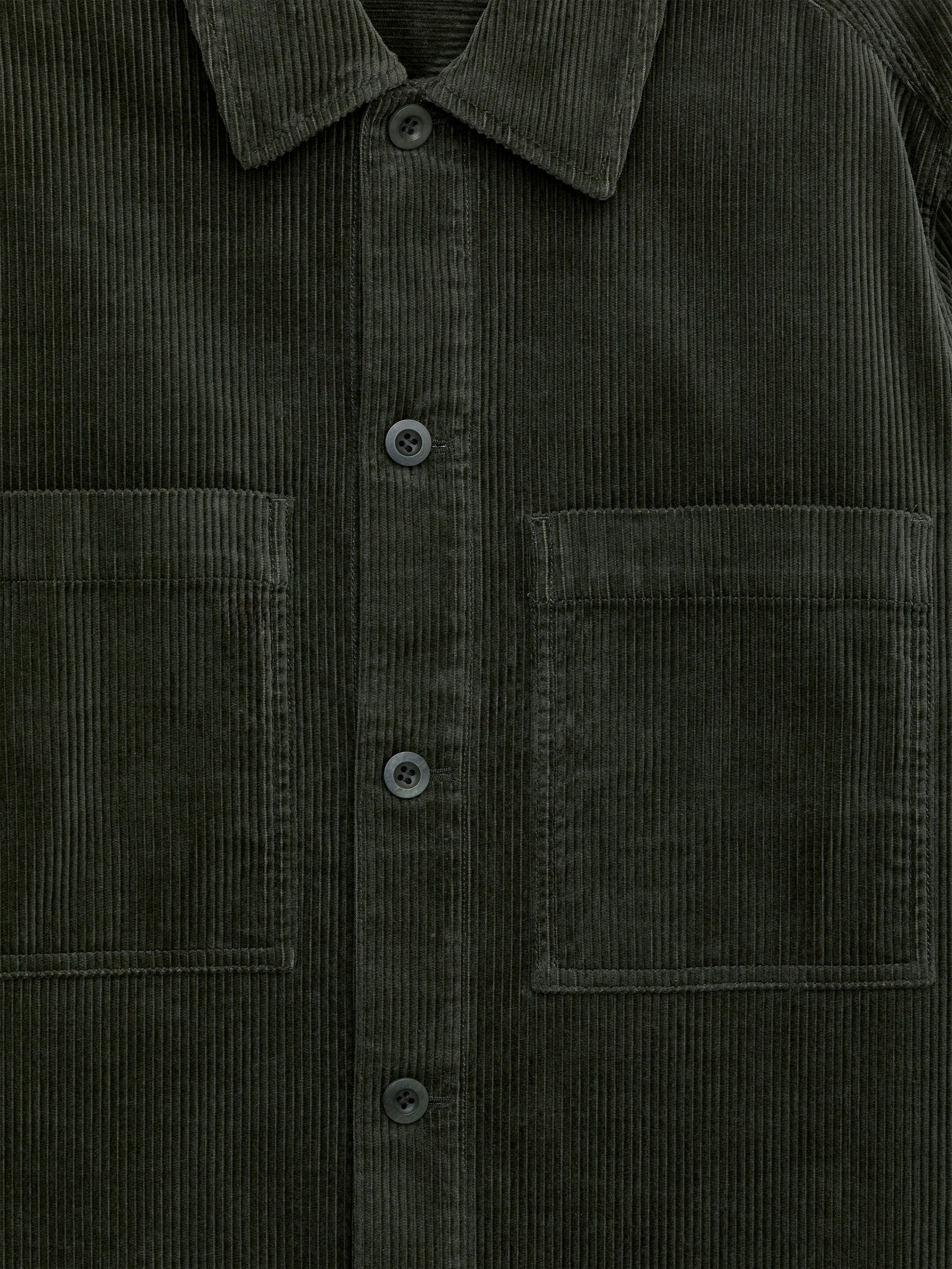 Zobacz większy obraz: Sztruksowa koszula wierzchnia - Zielony khaki - ON | H&M PL 6