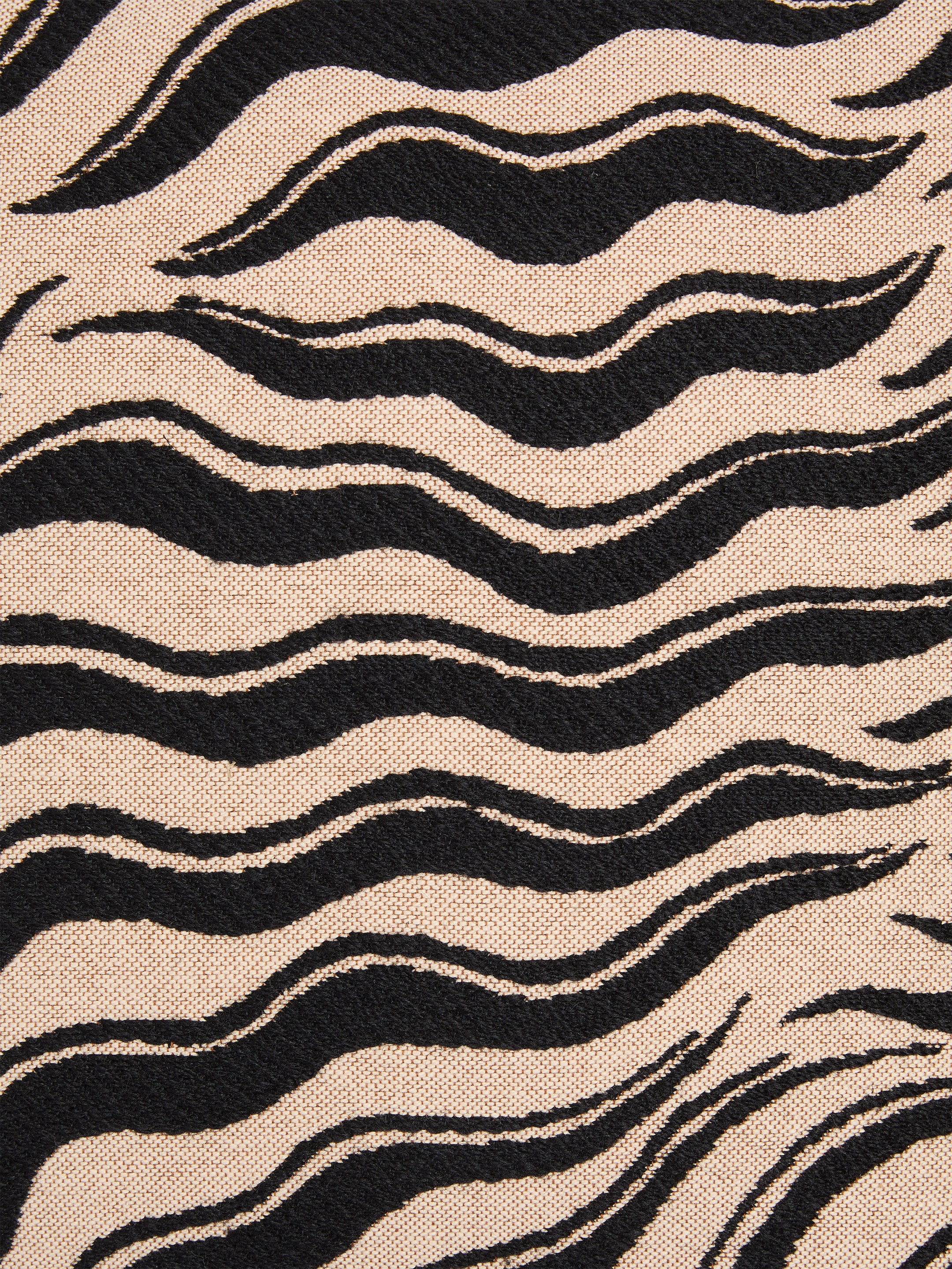 Cotton Wool Cushion Cover 50 x 50 cm - Beige/Black - homeware - StillMedia/DescriptiveDetail - 2