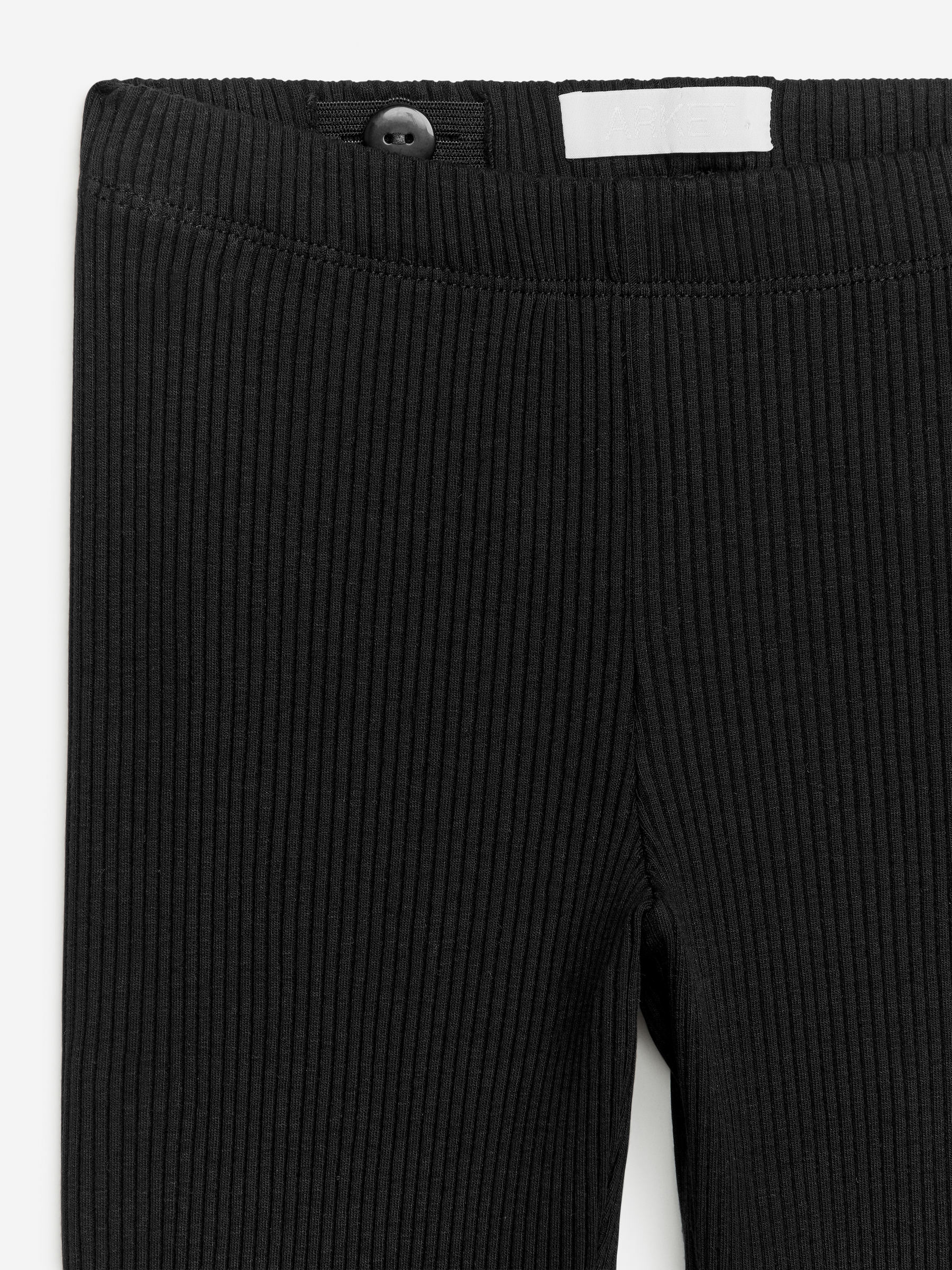 Rib Jersey Leggings - Black - Regular fit - Children - StillMedia/DescriptiveDetail - 1