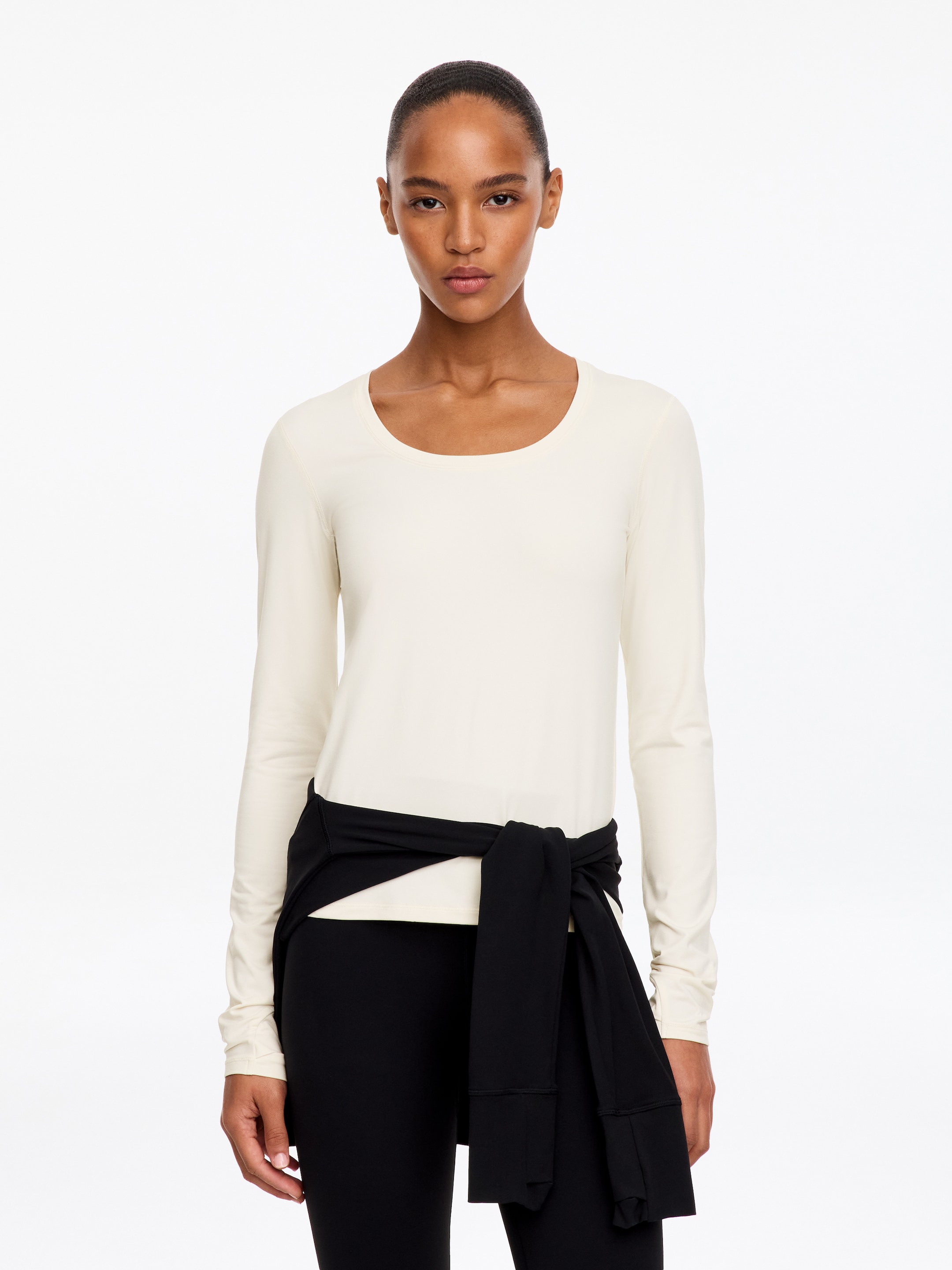 Soft Active Top-White-20555