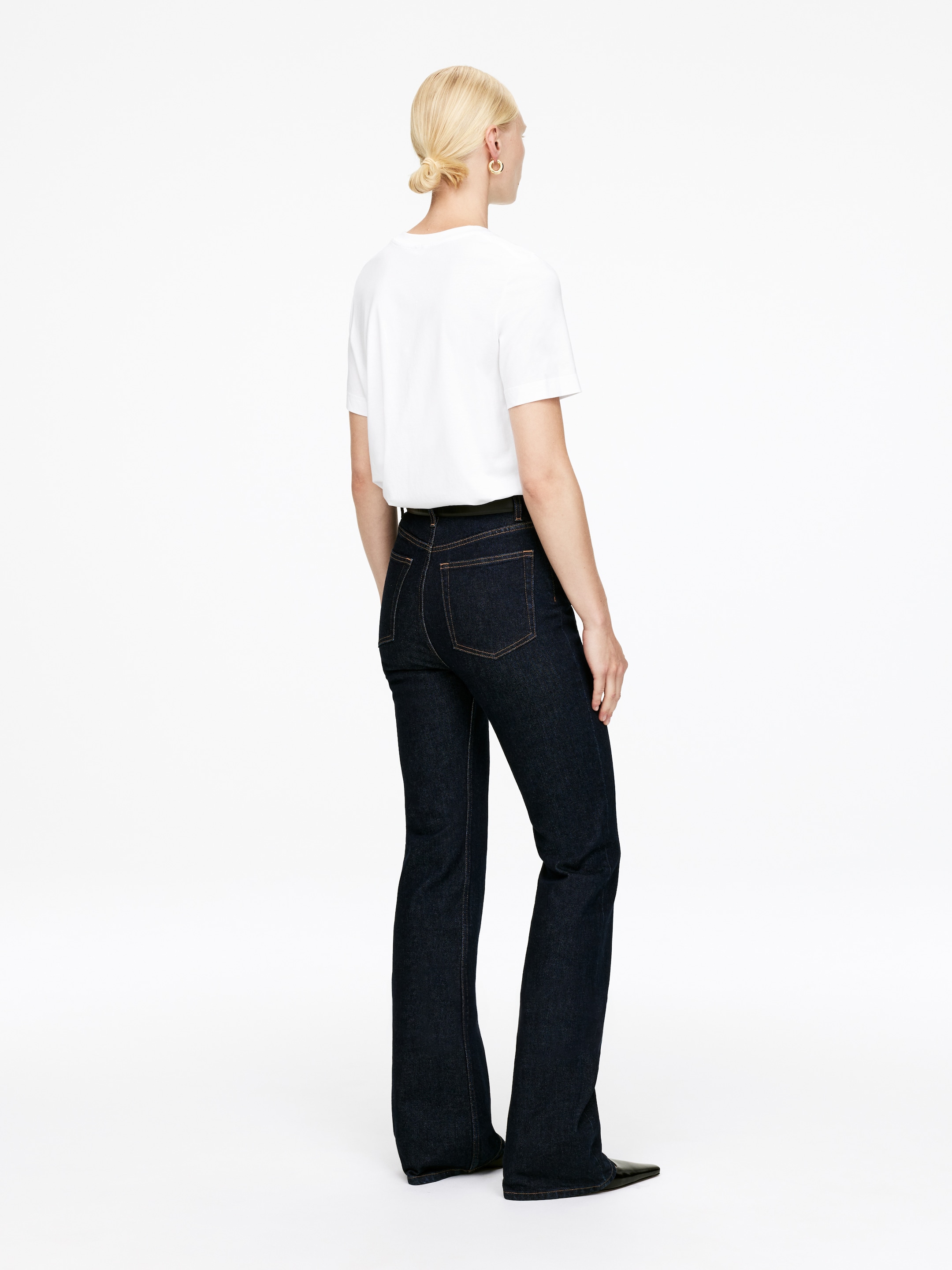 Grotere afbeelding bekijken: PEARL Heavyweight T-Shirt - Wit - DAMES | H&M BE 3