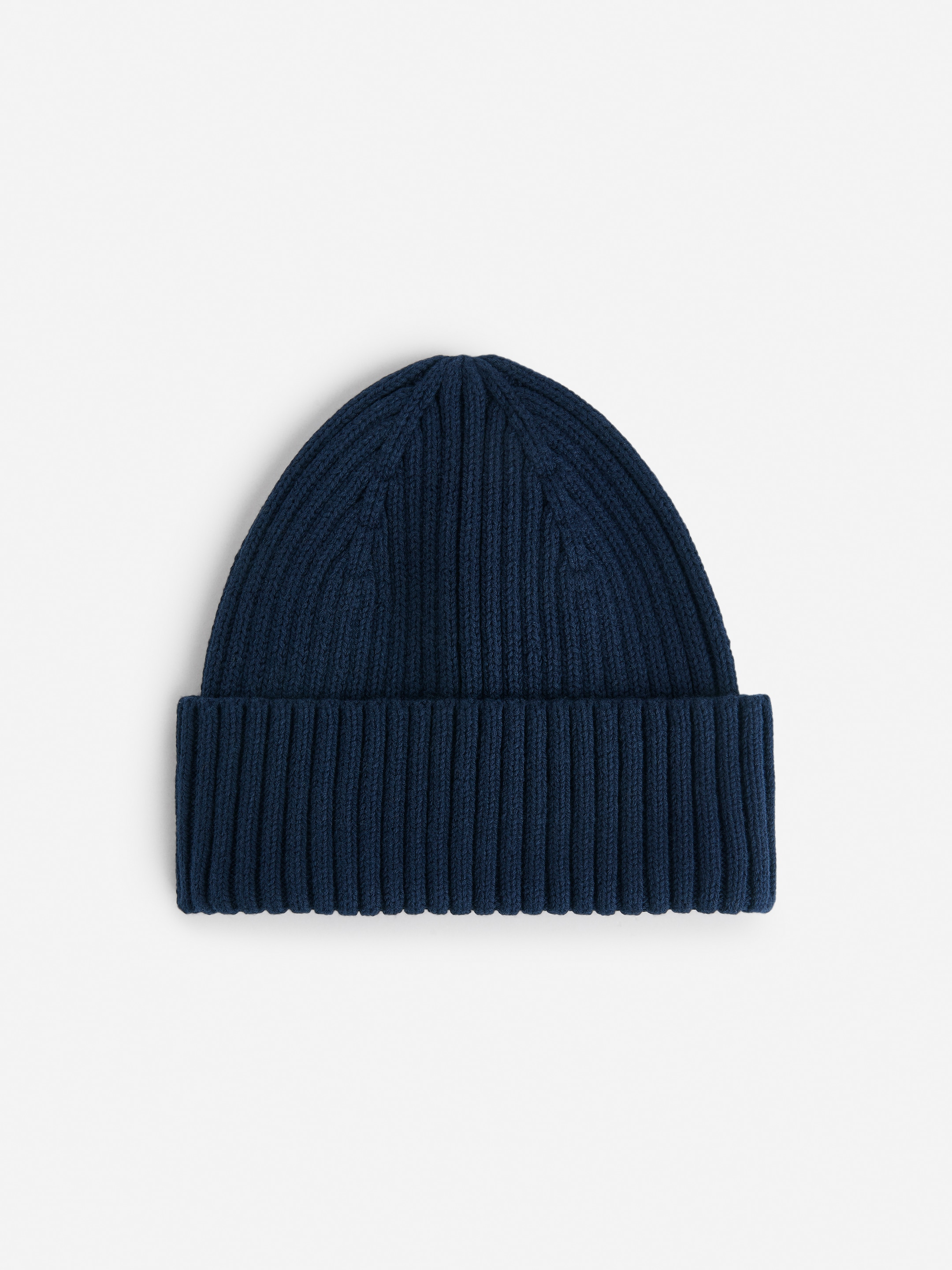 Visa större bild: Ribbstickad beanie - Mörkblå - BARN | H&M FI 1
