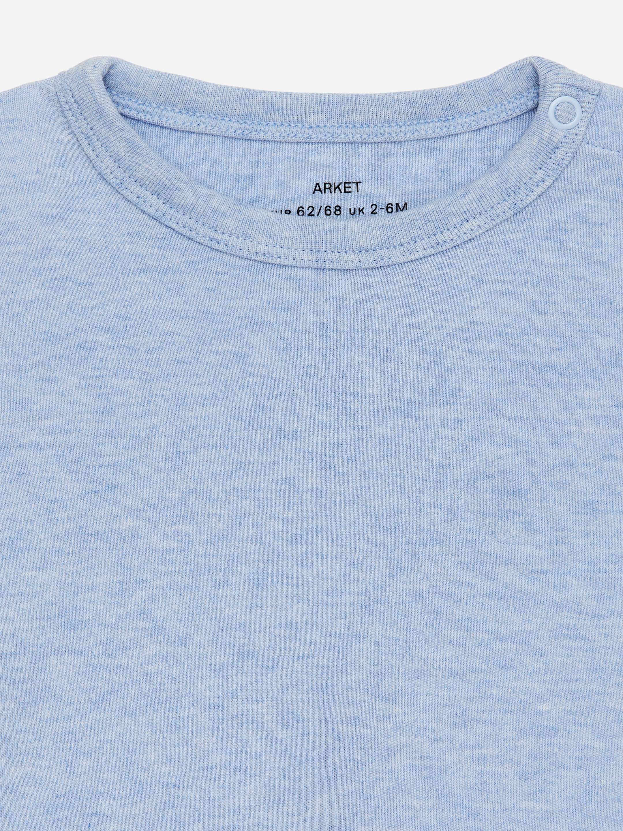 Long-Sleeve Bodysuit - Light Blue Melange - Regular fit - Children - StillMedia/DescriptiveDetail - 1