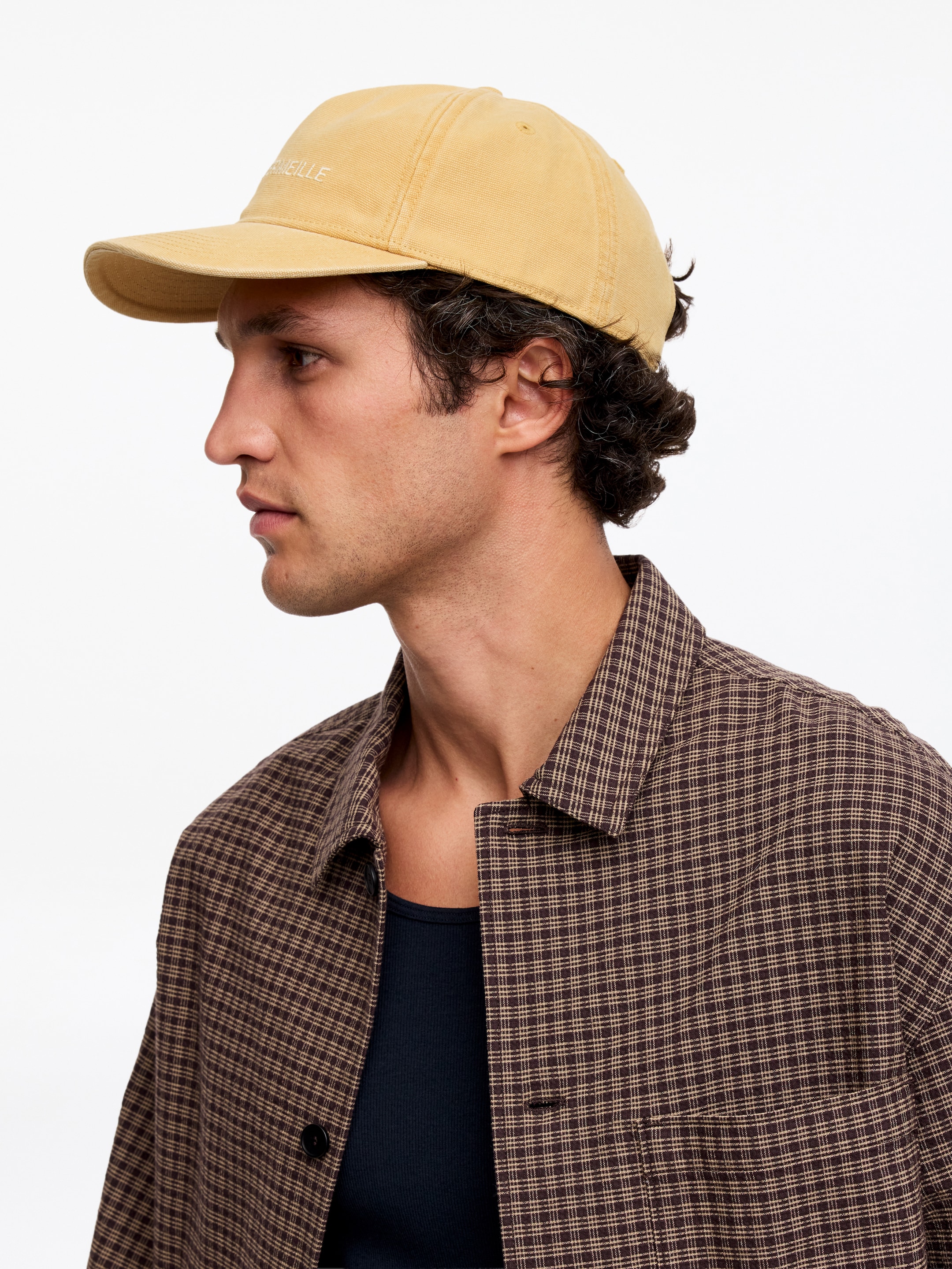 Keps i tvättad bomullscanvas - Saffran - Men - StillMedia/Lookbook - 5