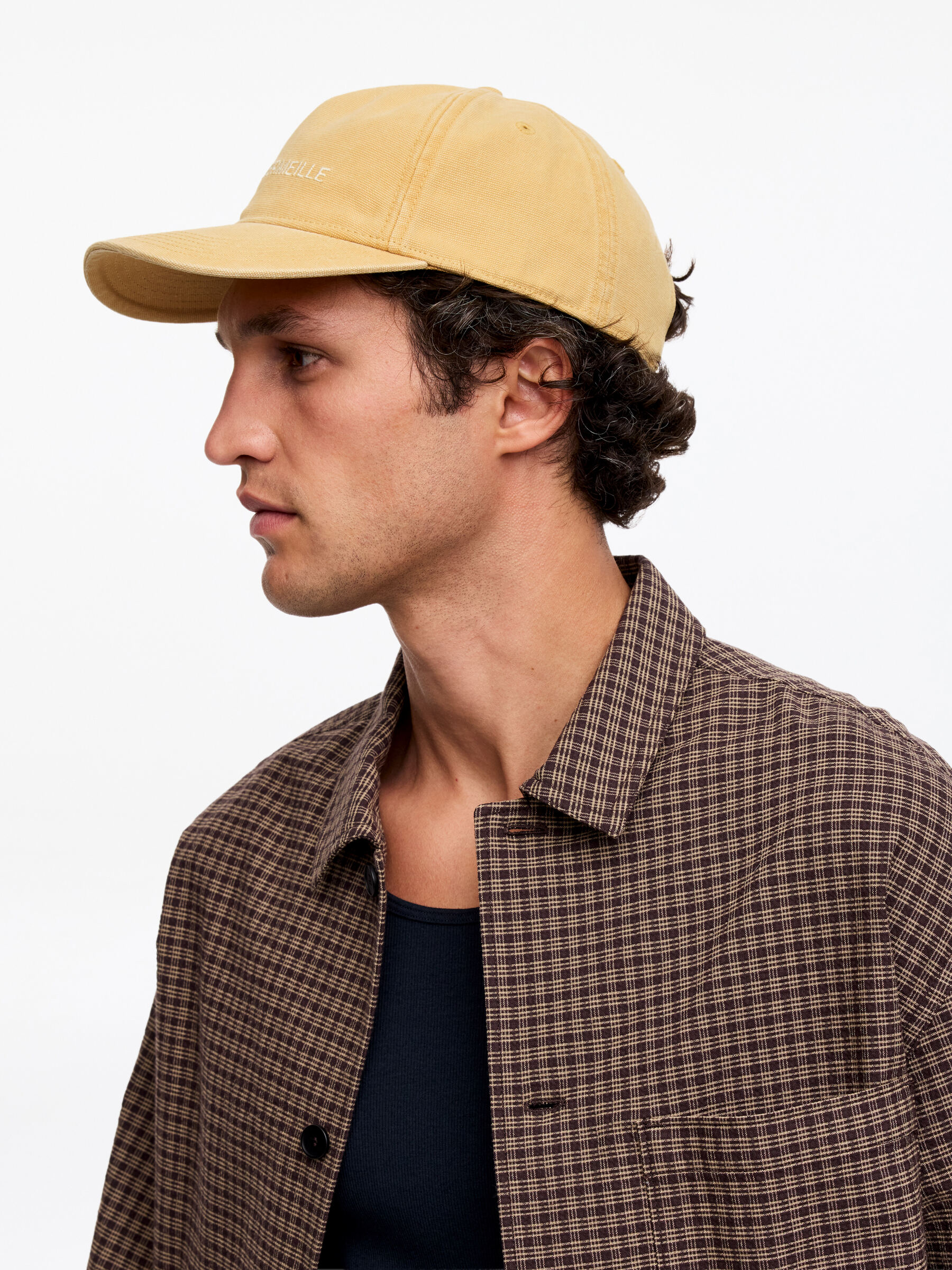 Keps i tvättad bomullscanvas - Saffran - Men - StillMedia/Lookbook - 5