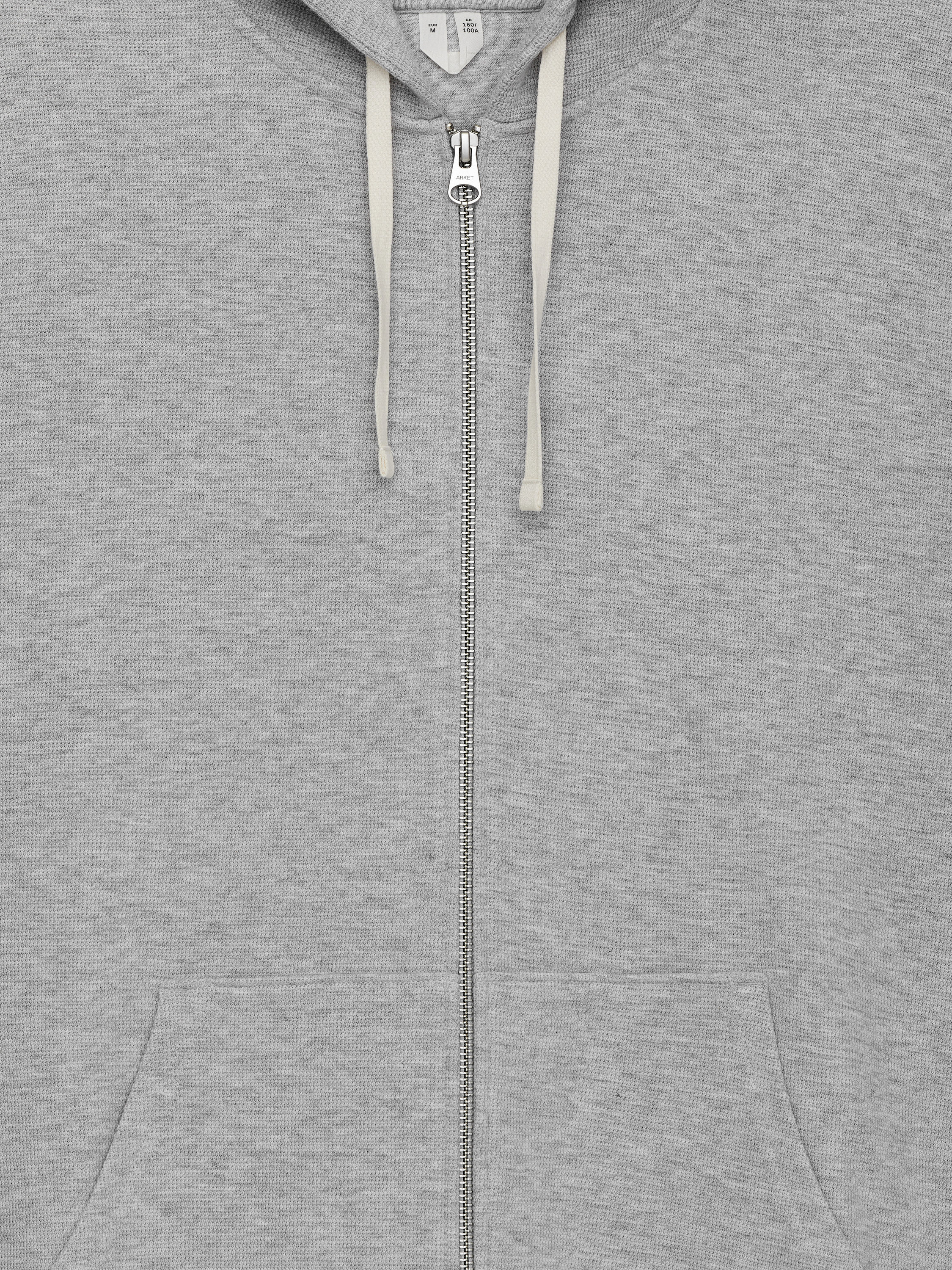 Zip Hoodie - Grey Melange - Regular fit - Men - StillMedia/DescriptiveDetail - 1