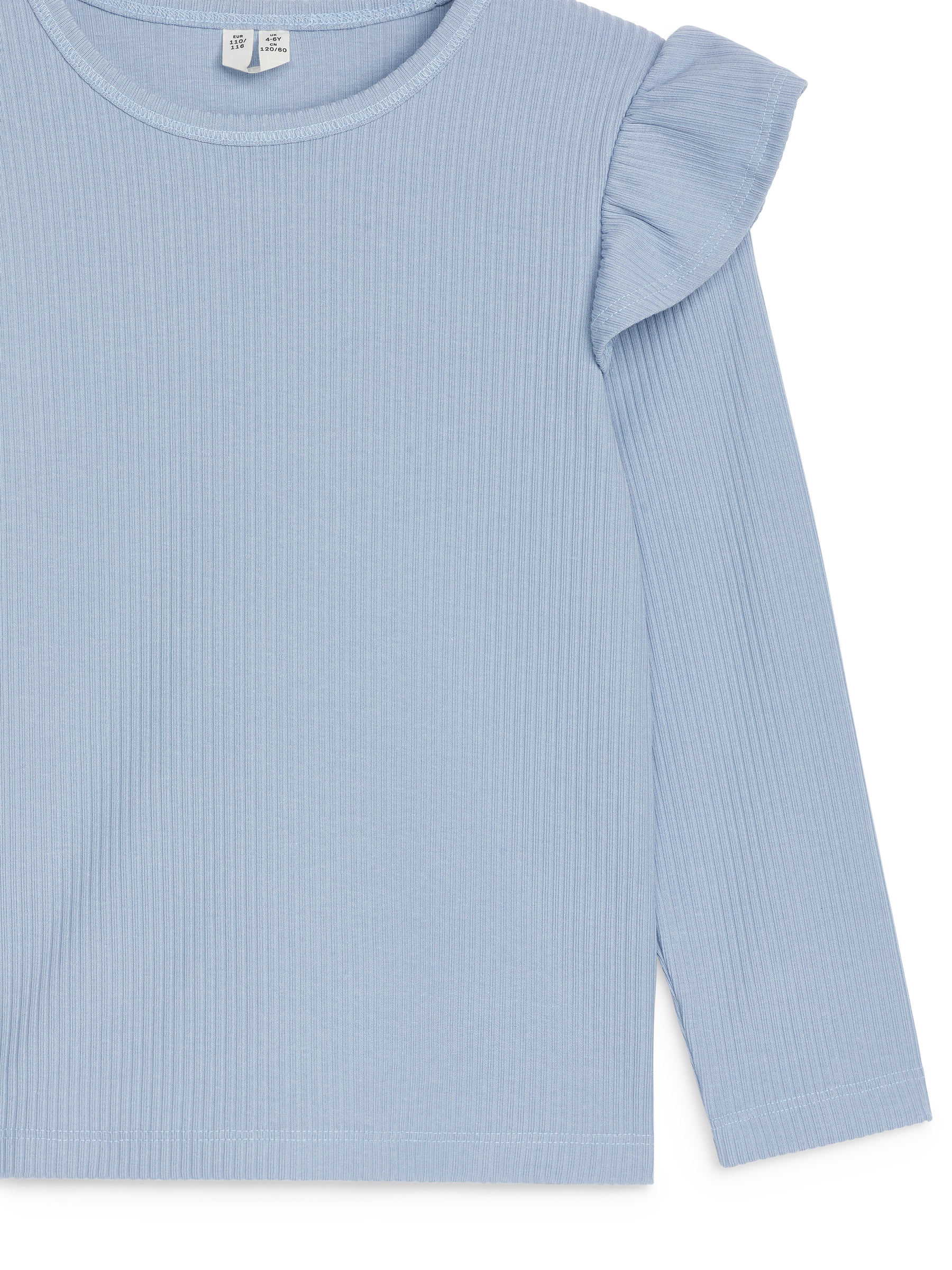 Gerüschtes Jersey-Oberteil - Taubenblau - Slim Fit - Kinder - StillMedia/DescriptiveDetail - 2