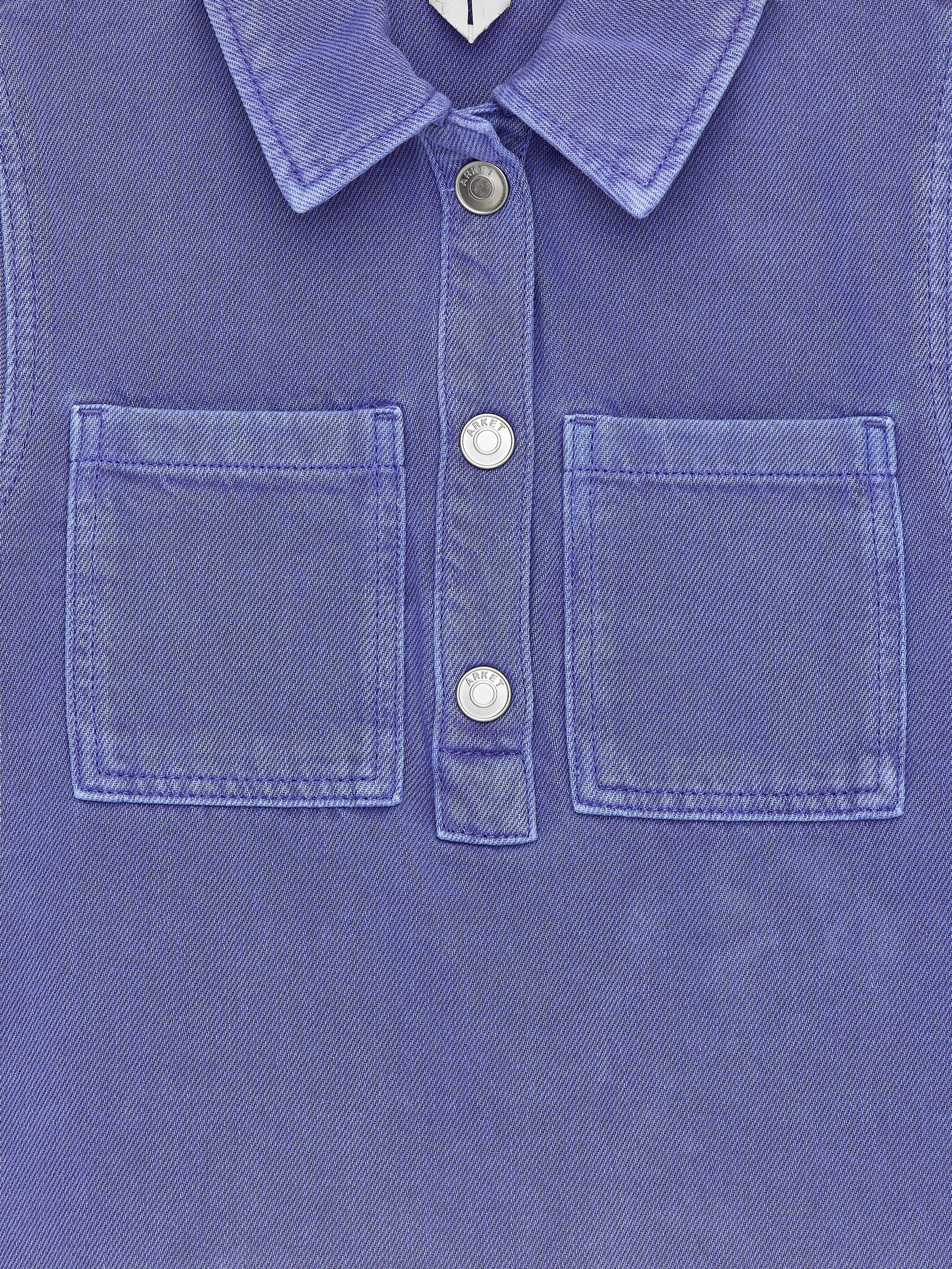 Grotere afbeelding bekijken: Denim overhemdjurk - Lila - KINDEREN | H&M NL 3