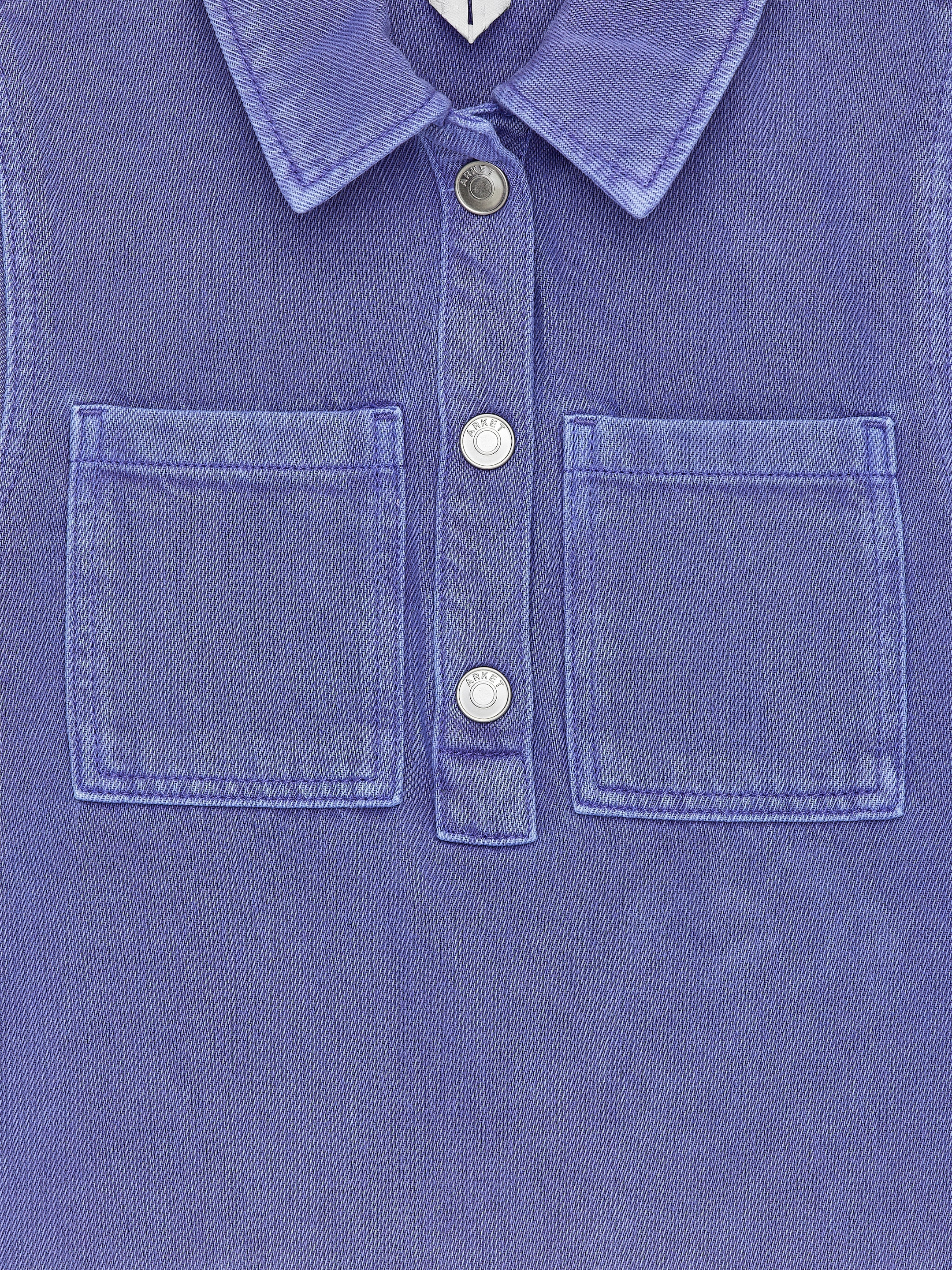 Skjortklänning i denim - Lila - Oversized - Children - StillMedia/DescriptiveDetail - 3
