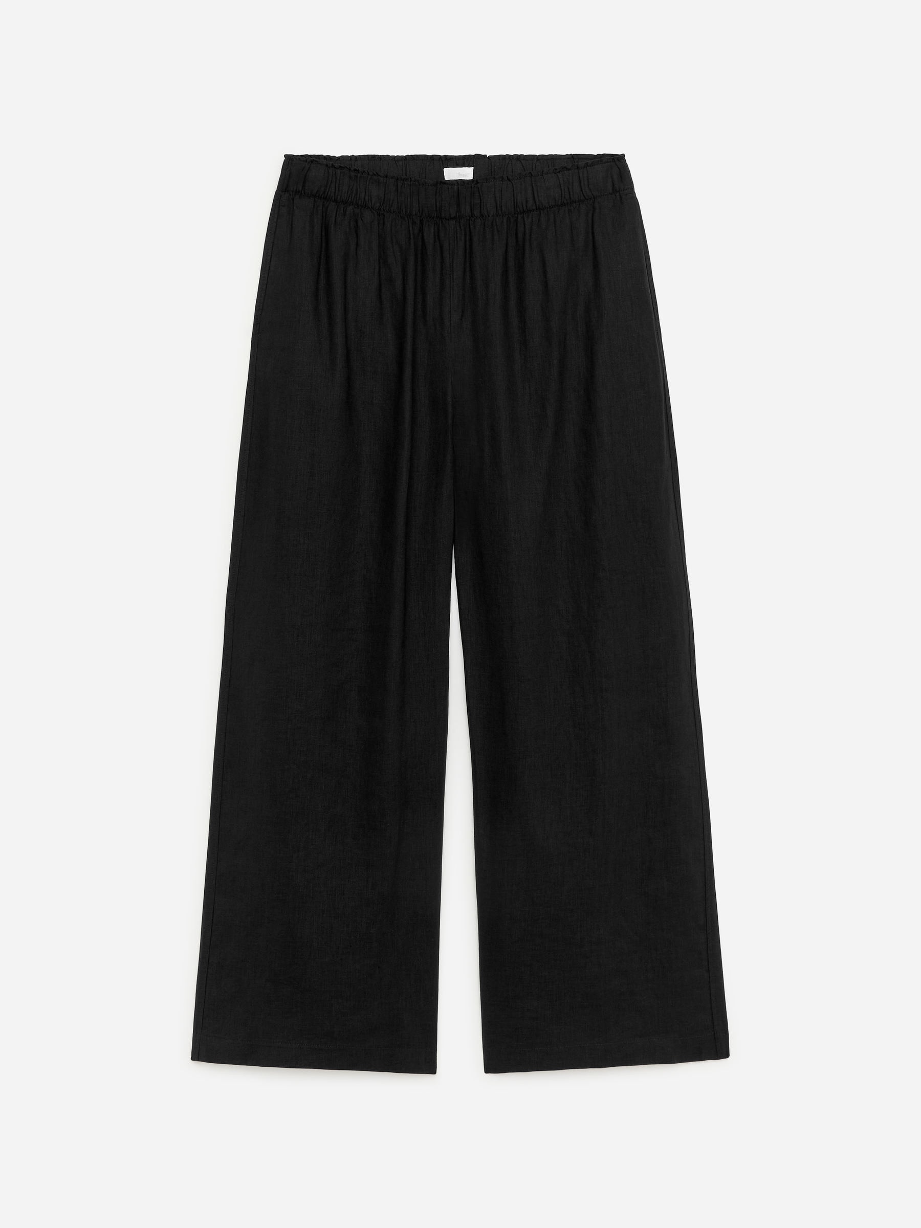 Wide Linen Trousers-#272627-18541
