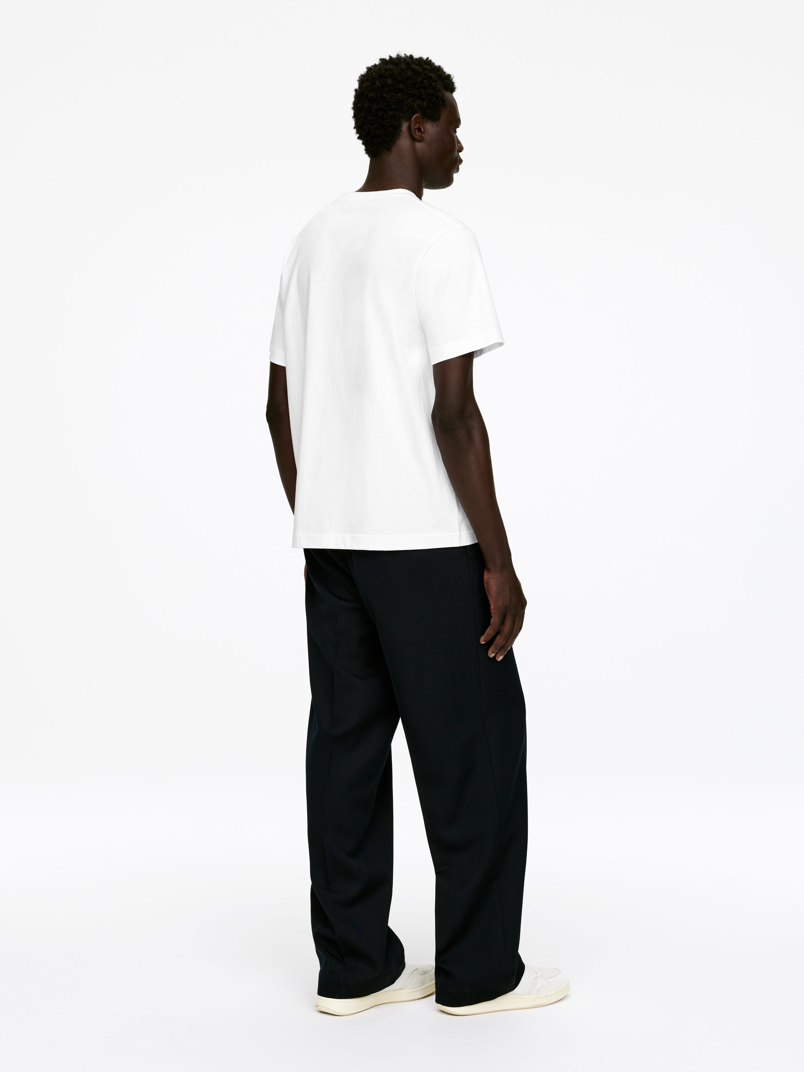 220 GSM Relaxed T-Shirt - White - Regular fit - Men - StillMedia/Lookbook - 58