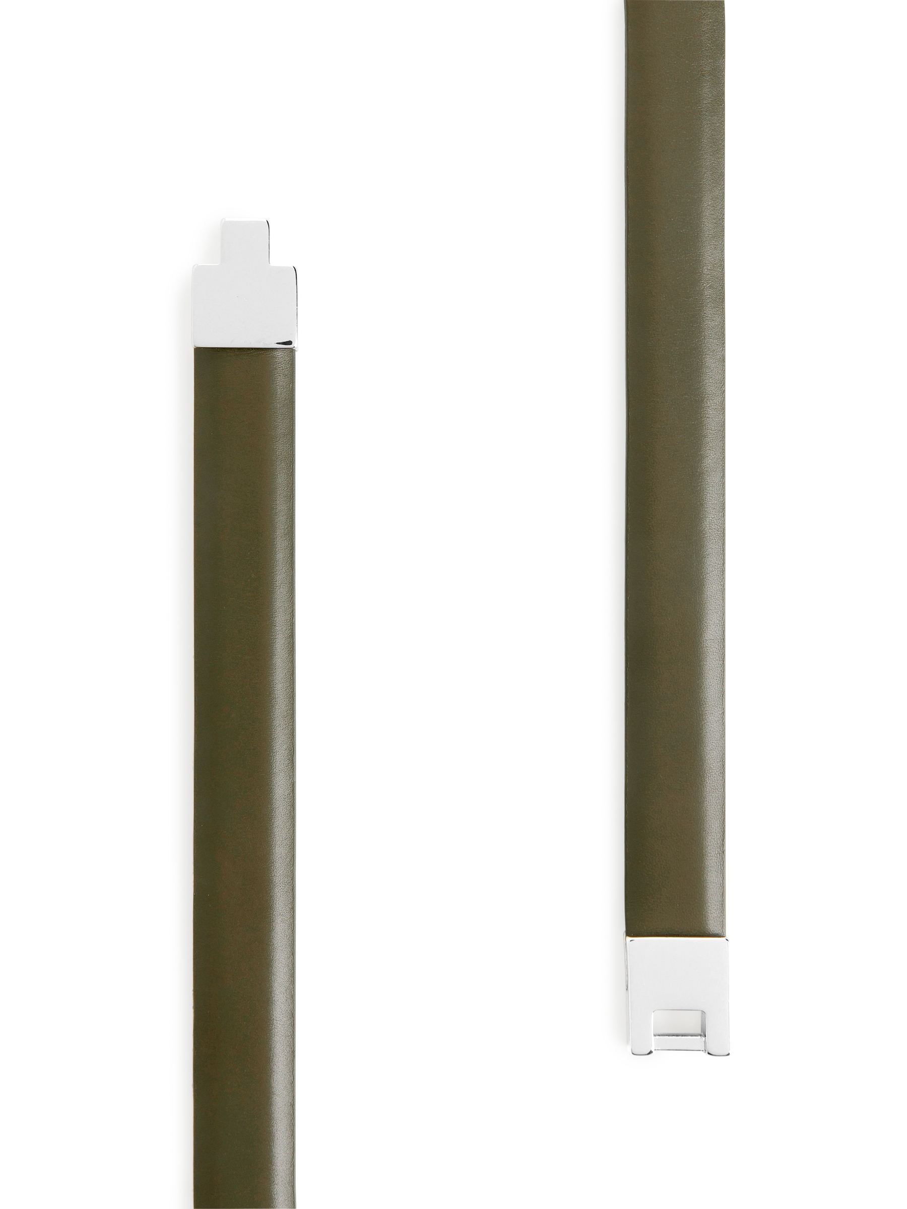 Ledergürtel mit Schnalle - Khaki - Damen - StillMedia/DescriptiveDetail - 3