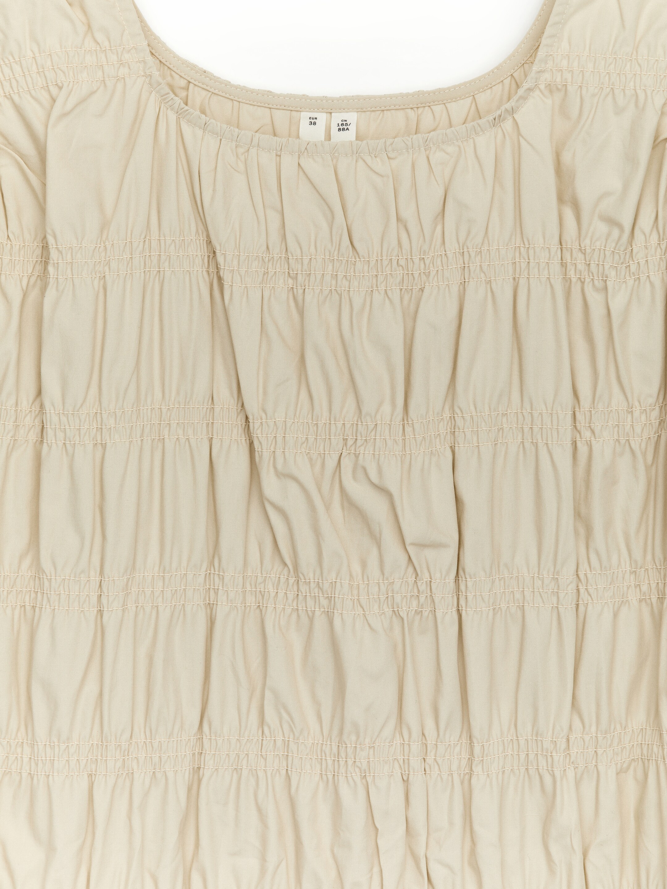 Zobacz większy obraz: Marszczona sukienka - Beżowy - ONA | H&M PL 2