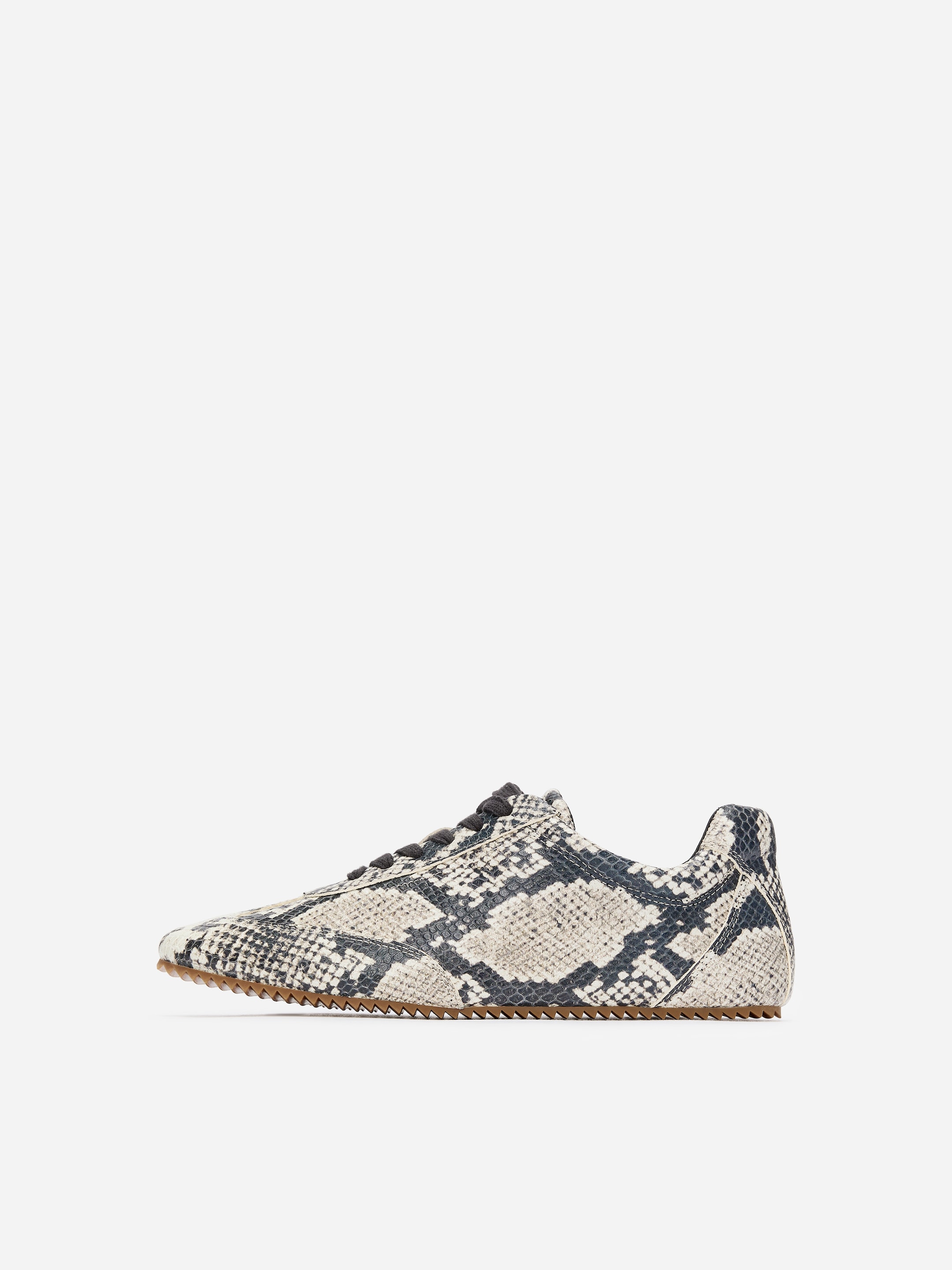 Leather Sneakers - Multi Colour/Faux Snake - Women - StillMedia/DescriptiveStillLife - 5