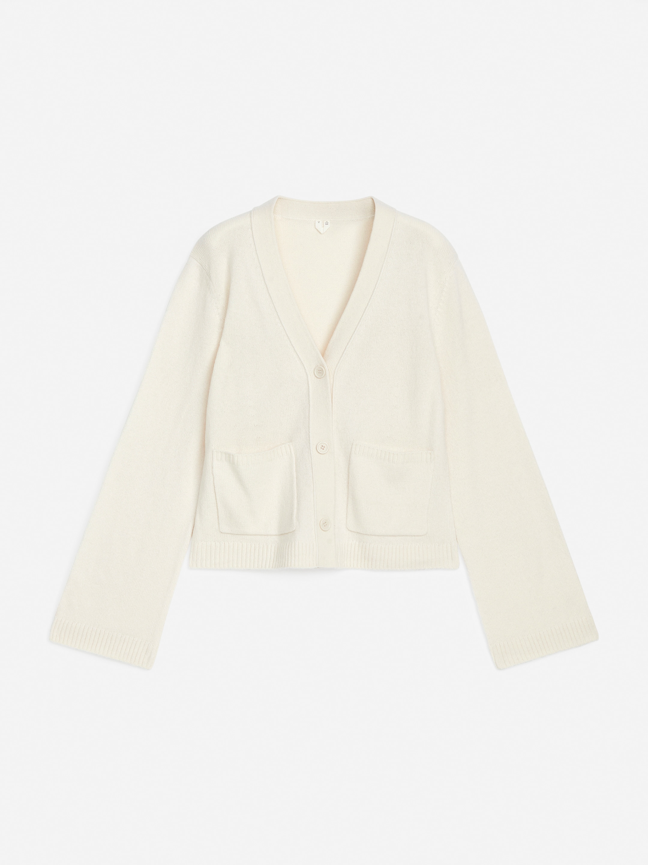 Größeres Bild ansehen: Strickjacke aus Wolle - Creme - Ladies | H&M DE 1