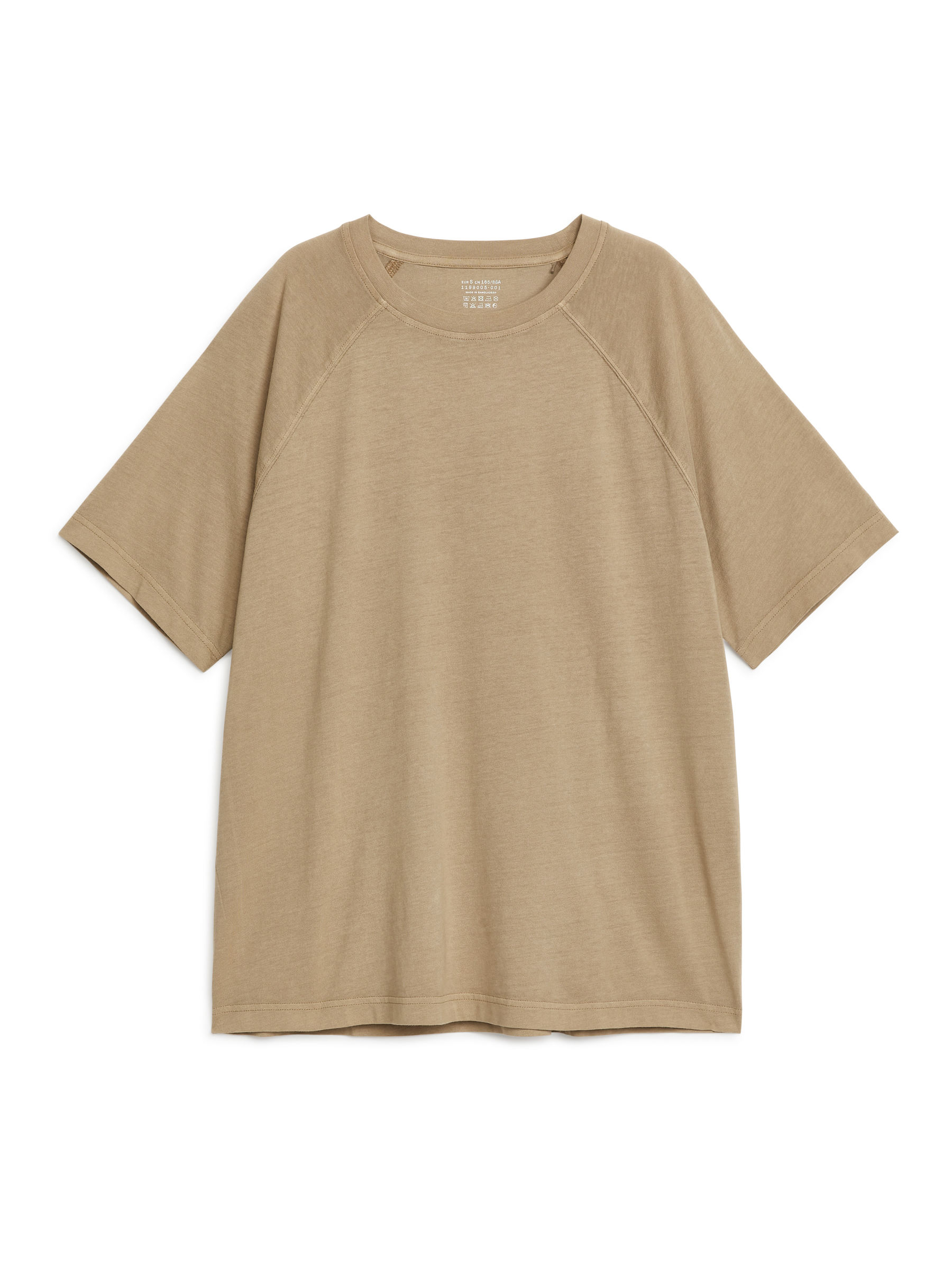 Oversize-T-Shirt aus Baumwolle - Beige - Oversize - Damen - StillMedia/DescriptiveStillLife - 1