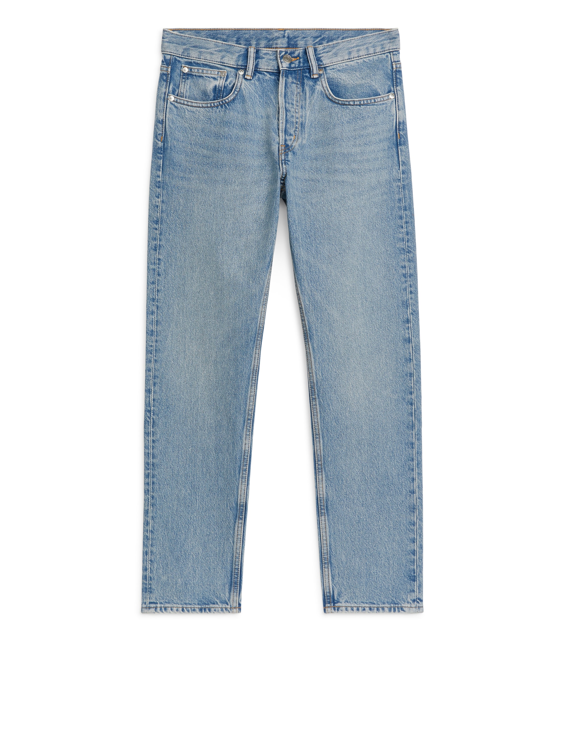 Se større billede: PARK CROPPED regular straight jeans - Lyseblå - HERRE | H&M DK 1