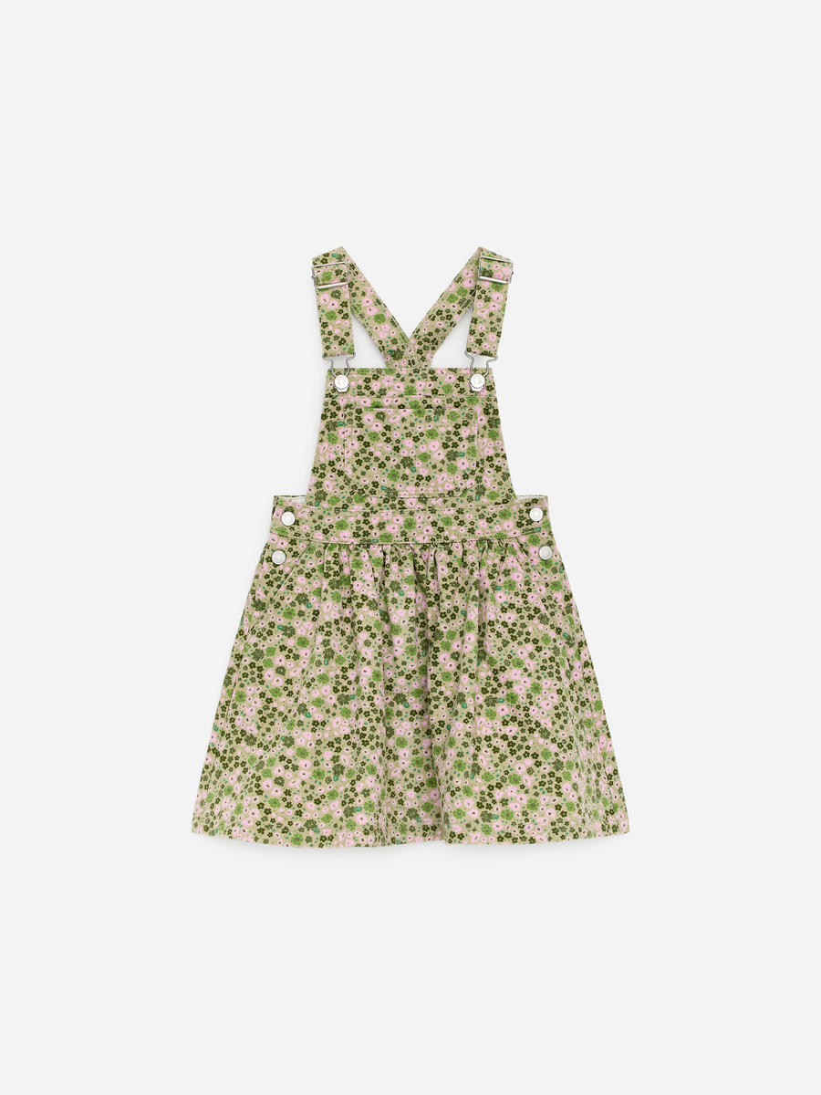 ARKET Girls  Dungaree Dress Green,  size 104