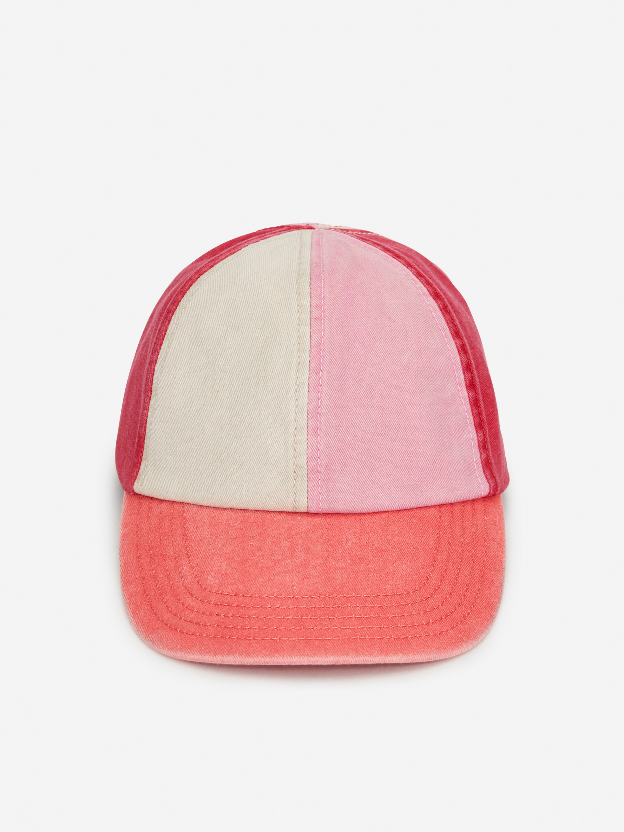 View larger image: Colourblock Twill Cap - Red/Multi Colour - Kids | H&M GB 2