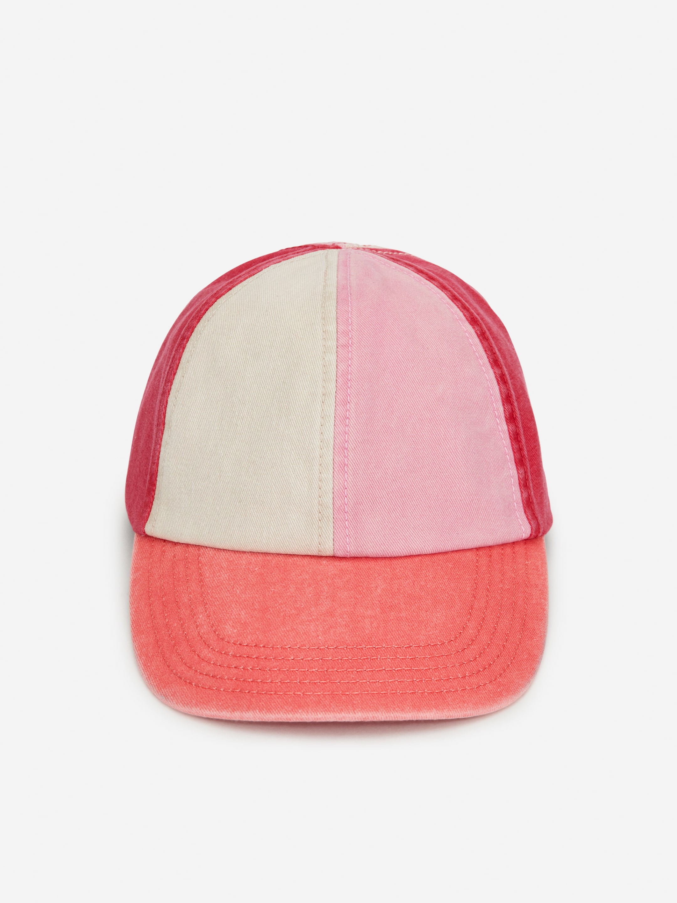 Agrandir l'image: Casquette color block en sergé - Rouge/Multicolore - ENFANT | H&M FR 2