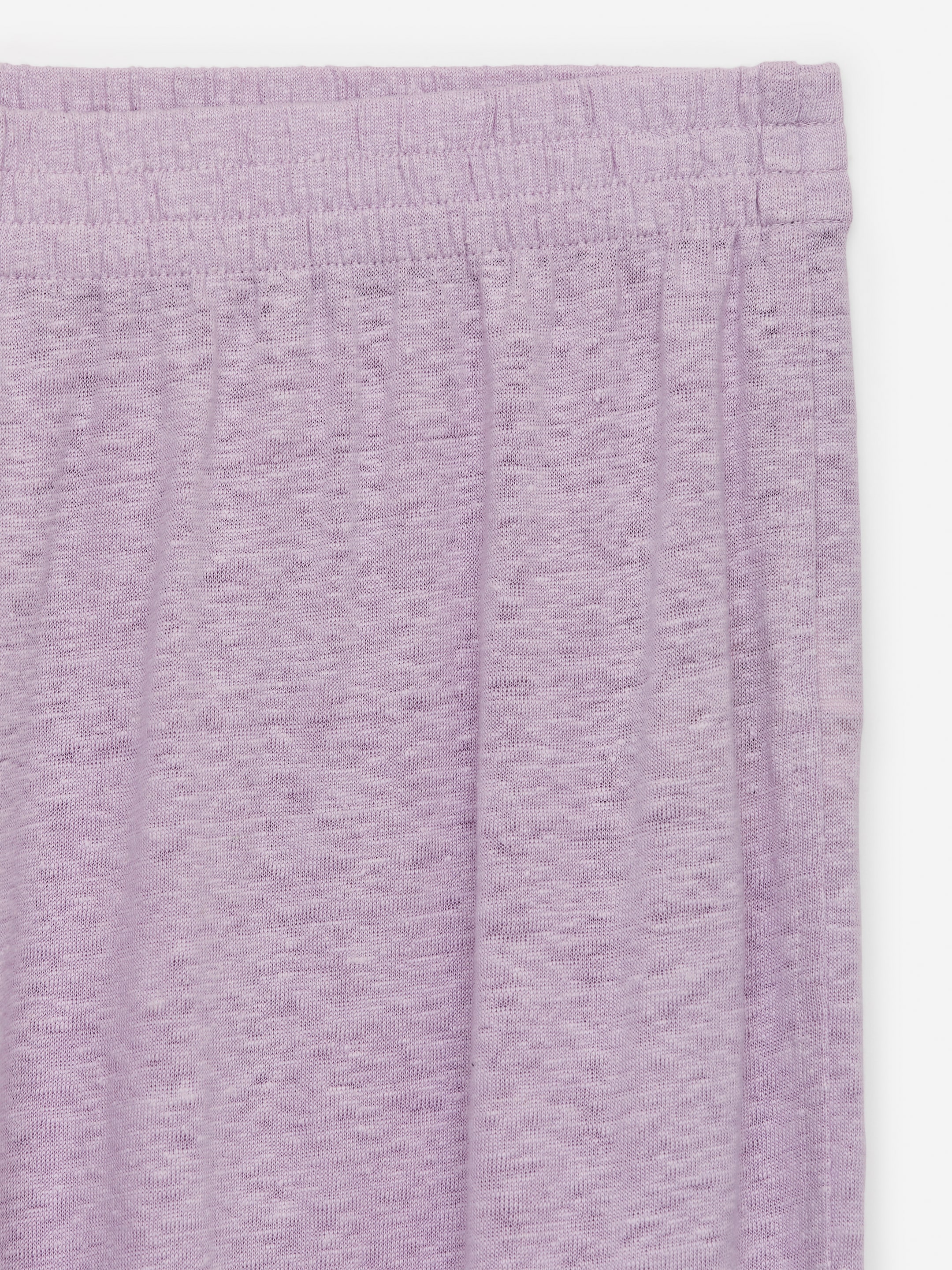 Fluid Linen Trousers - Lilac - Loose fit - Women - StillMedia/DescriptiveDetail - 1