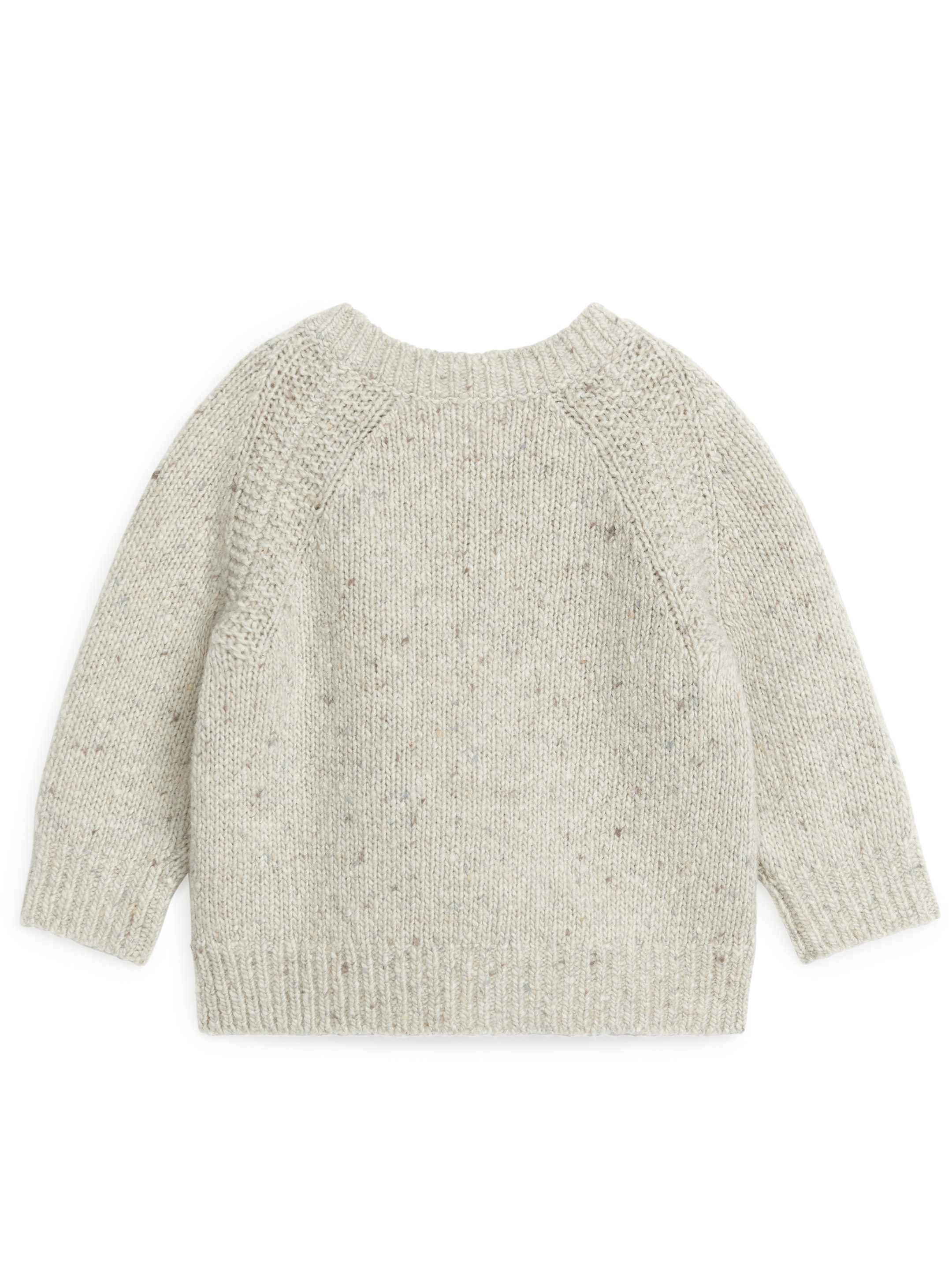 Grösseres Bild ansehen: Strickjacke aus Noppenwollmischung - Beige - KINDER | H&M CH 2