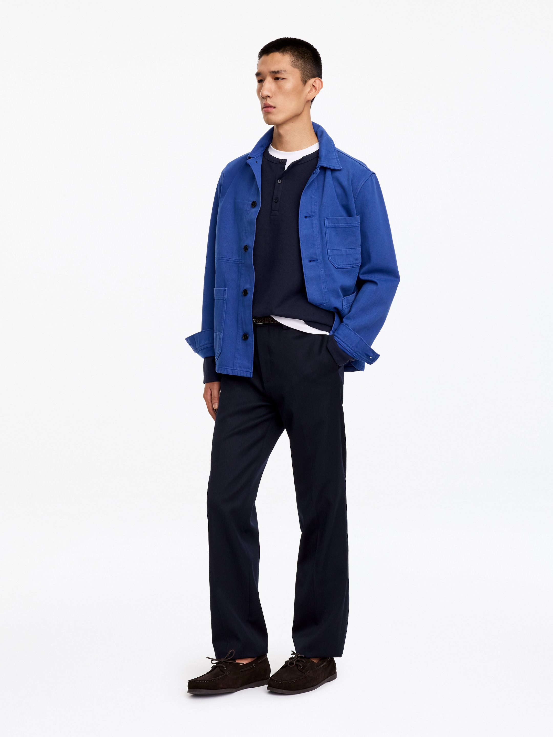 Henley-Shirt - Dunkelblau - Regular Fit - men - StillMedia/Lookbook - 2