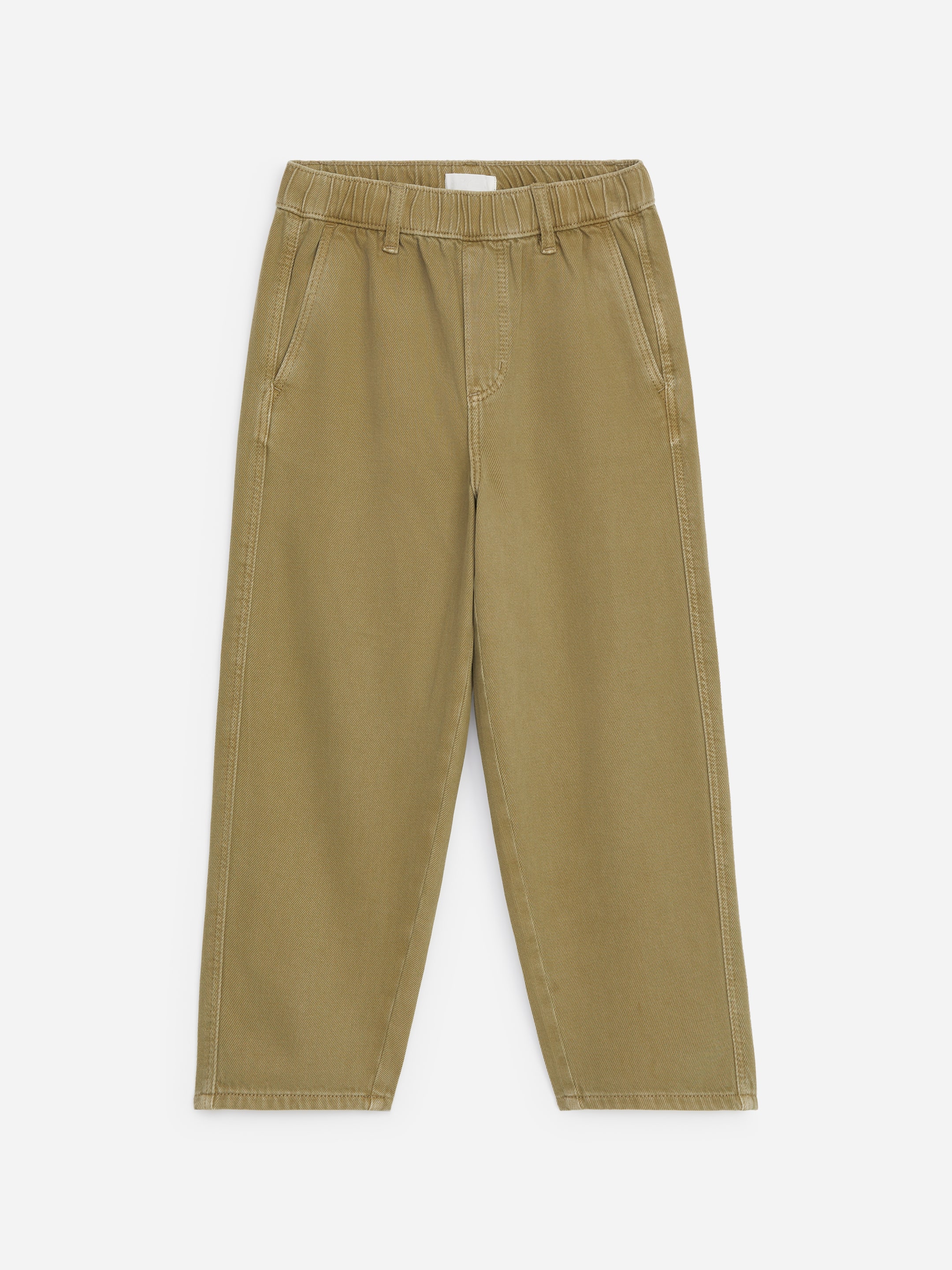 Baggy Hickory Striped Jeans-Green-21071