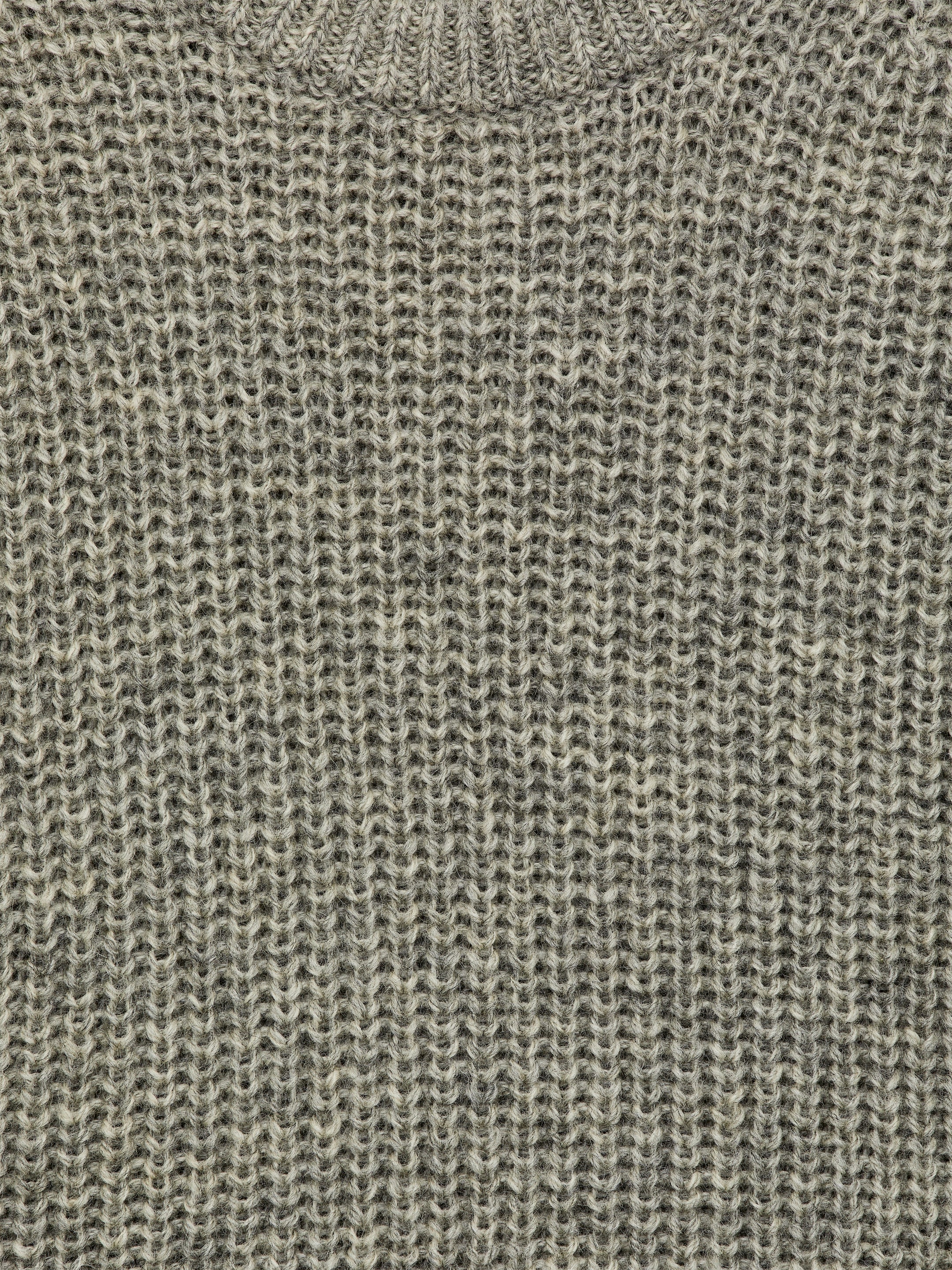 Wool Jumper - Grey Melange - Loose fit - Men - StillMedia/DescriptiveDetail - 2