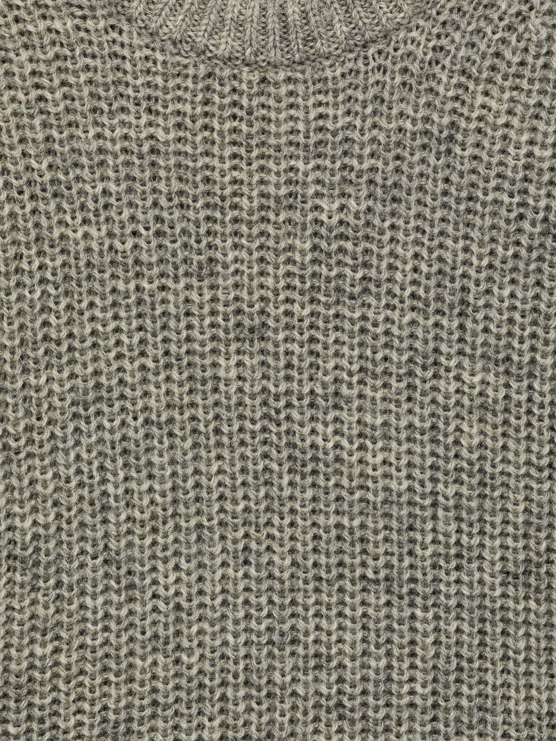 Wool Jumper - Grey Melange - Loose fit - Men - StillMedia/DescriptiveDetail - 2