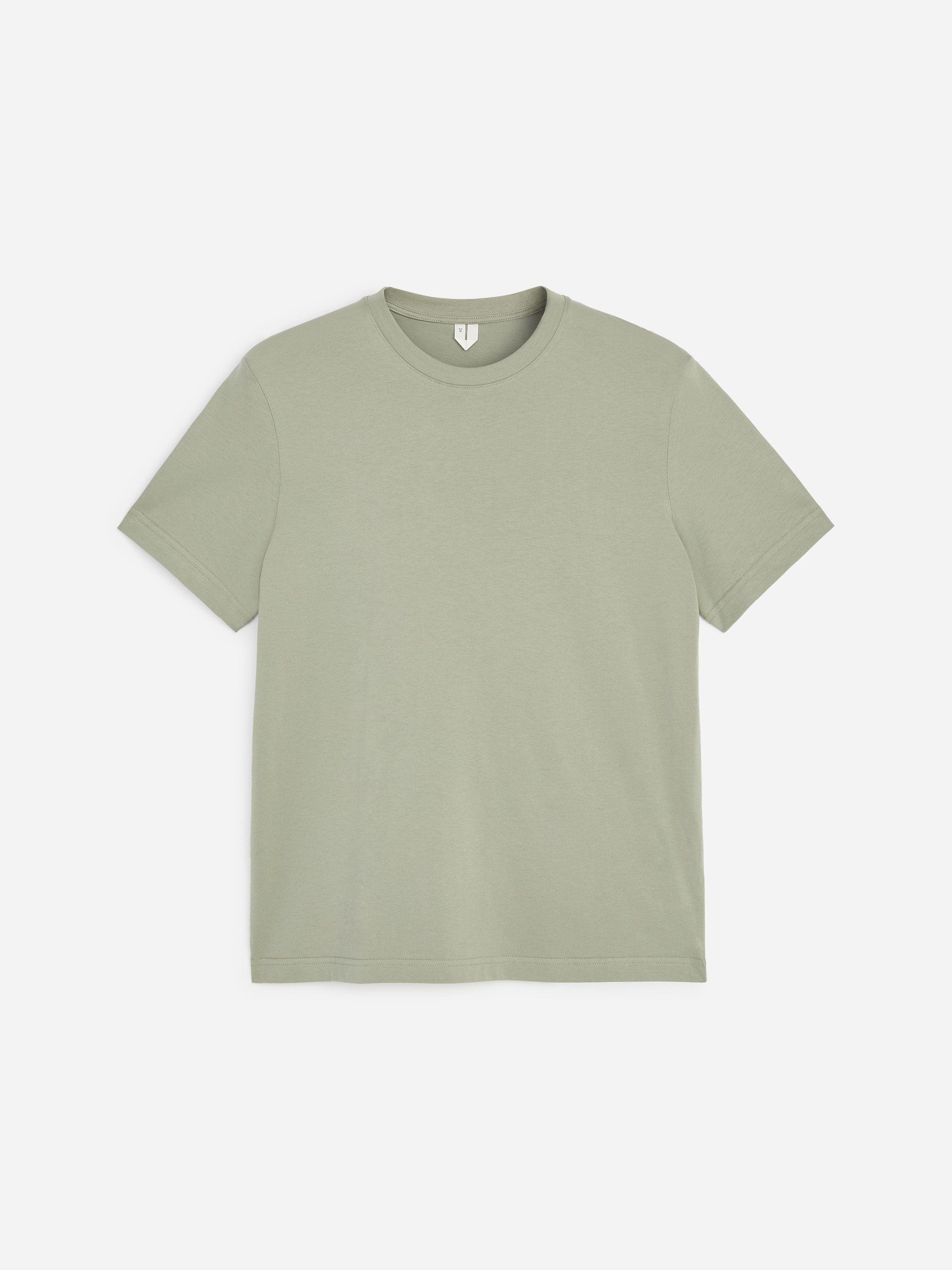 T-shirt van 170 gsm jersey met normale pasvorm - Zachtgroen/Grijs gemêleerd/Donkerblauw/Wit/Zwart/Felblauw/Taupe