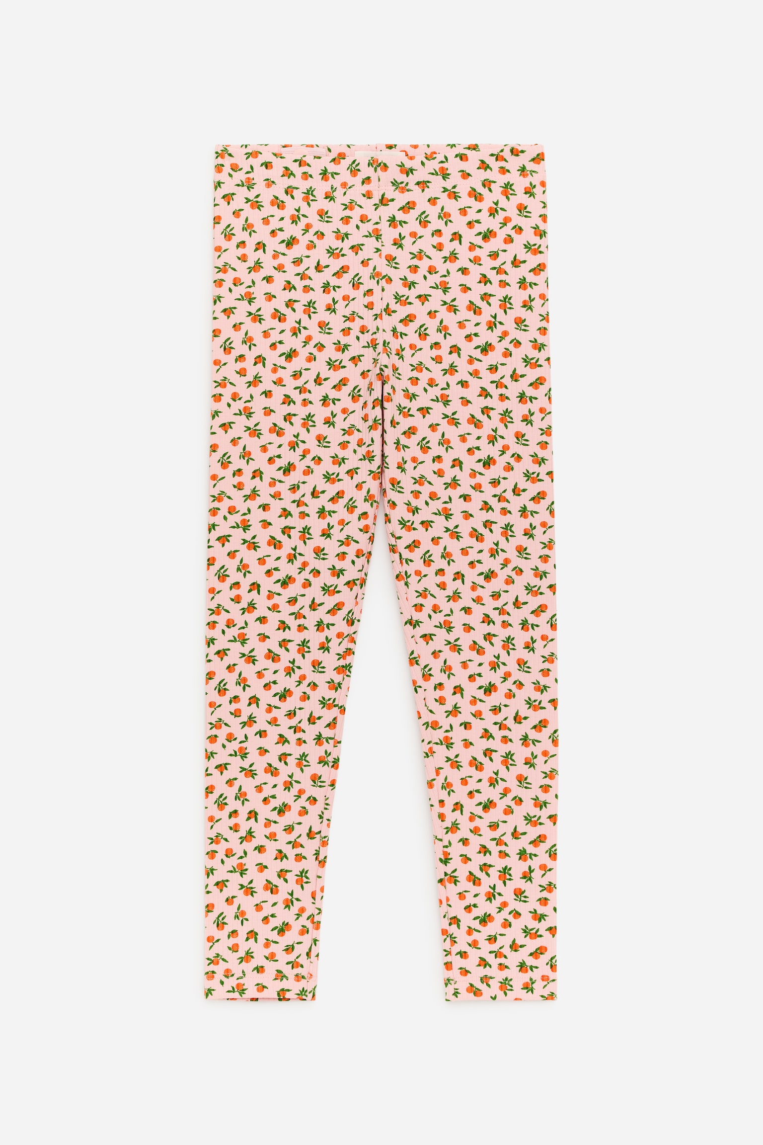 Geribde legging - Roze/sinaasappels/Roze/oranje/Lila/rood/Donkerblauwe/roze bloemen/Blauw/bordeauxrode hartjes - 1