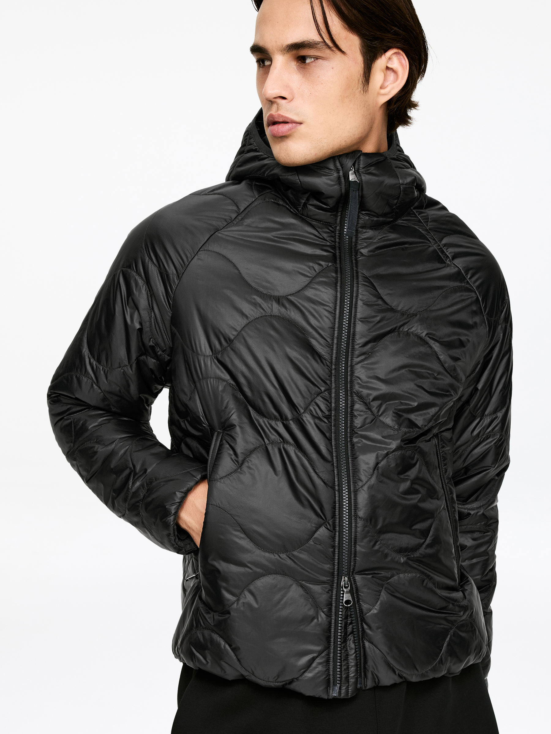 Veste matelassée à capuche - Bleu foncé - Regular fit - Homme - StillMedia/Lookbook - 4