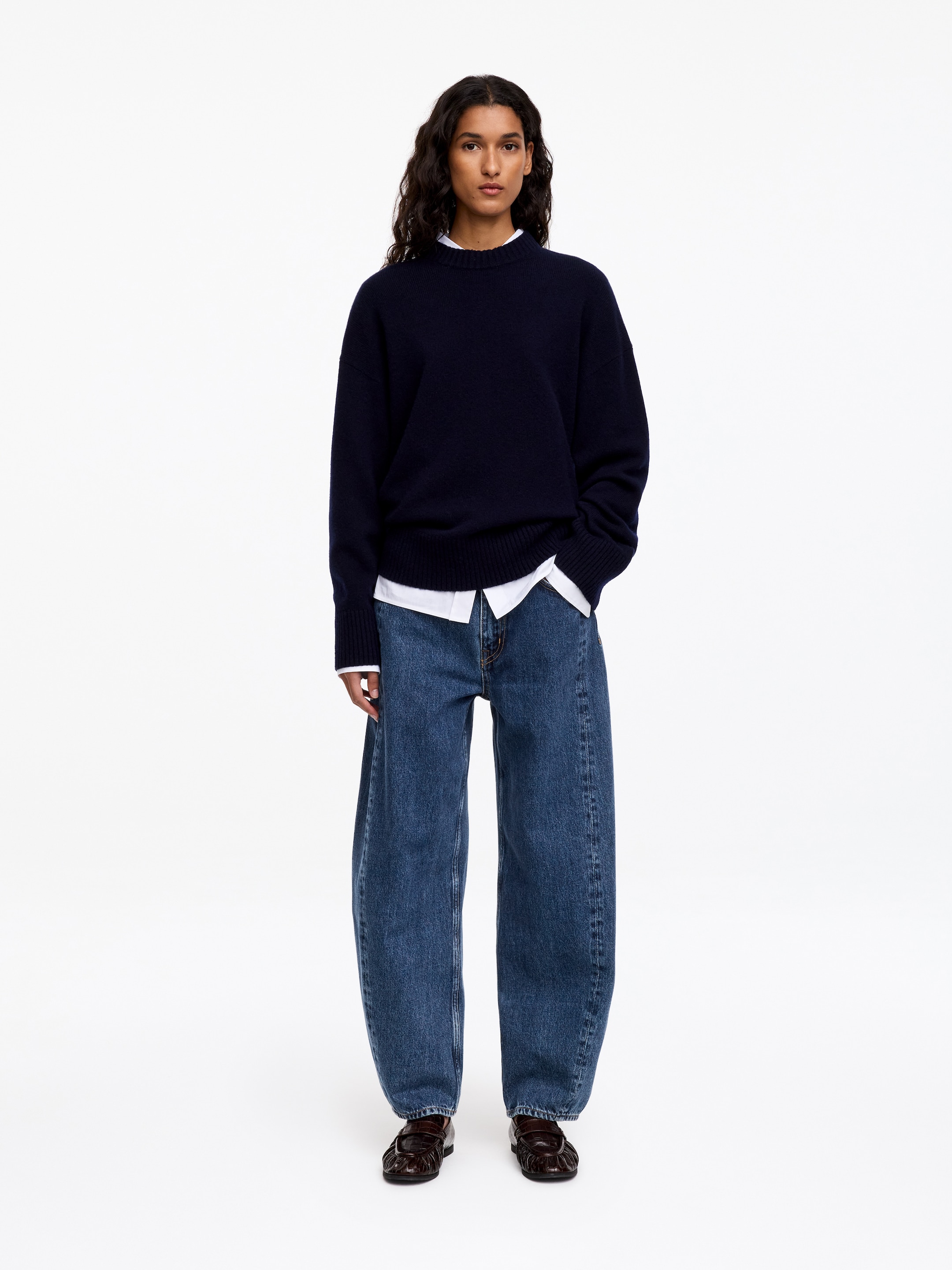 BLOOM Barrel Jeans-Blue-21023