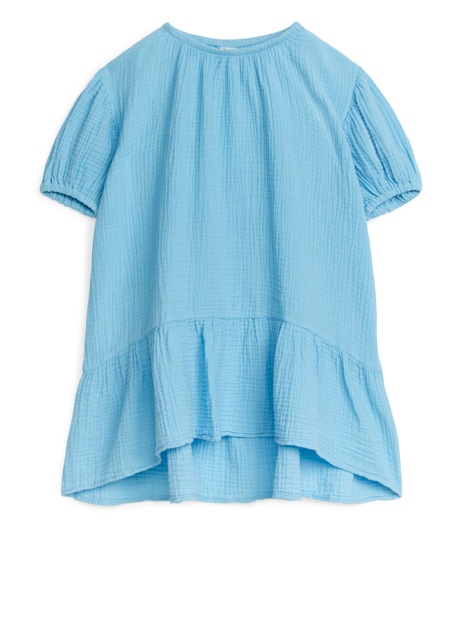 Kleid aus Baumwollmusselin - Hellblau - Oversize - Kinder - StillMedia/DescriptiveStillLife - 3