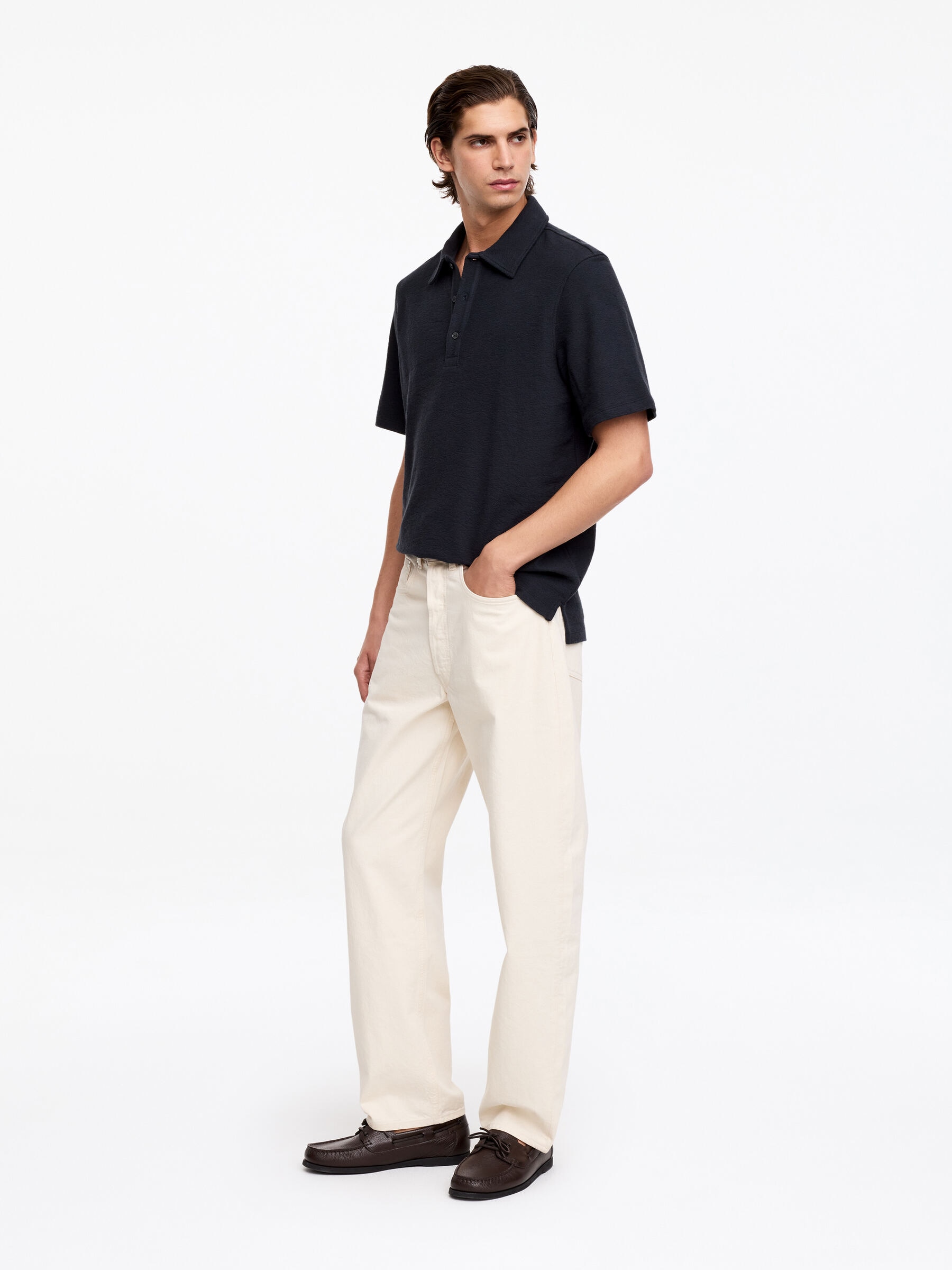 Polo à manches courtes - Bleu foncé - Regular fit - Homme - StillMedia/Lookbook - 12