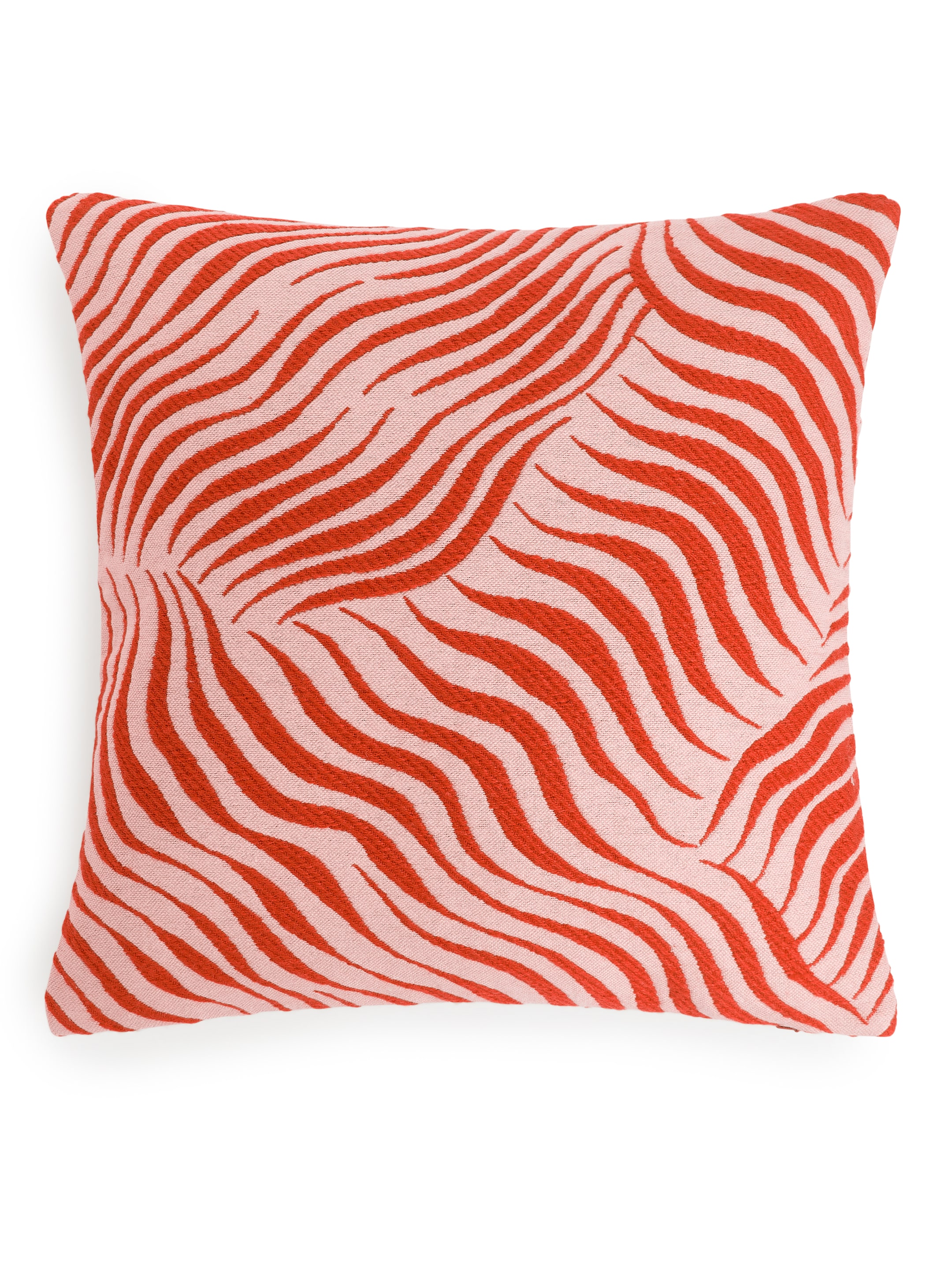 View larger image: Cushion Cover 50x50 cm - White/Bright Orange - Home All | H&M GB 2
