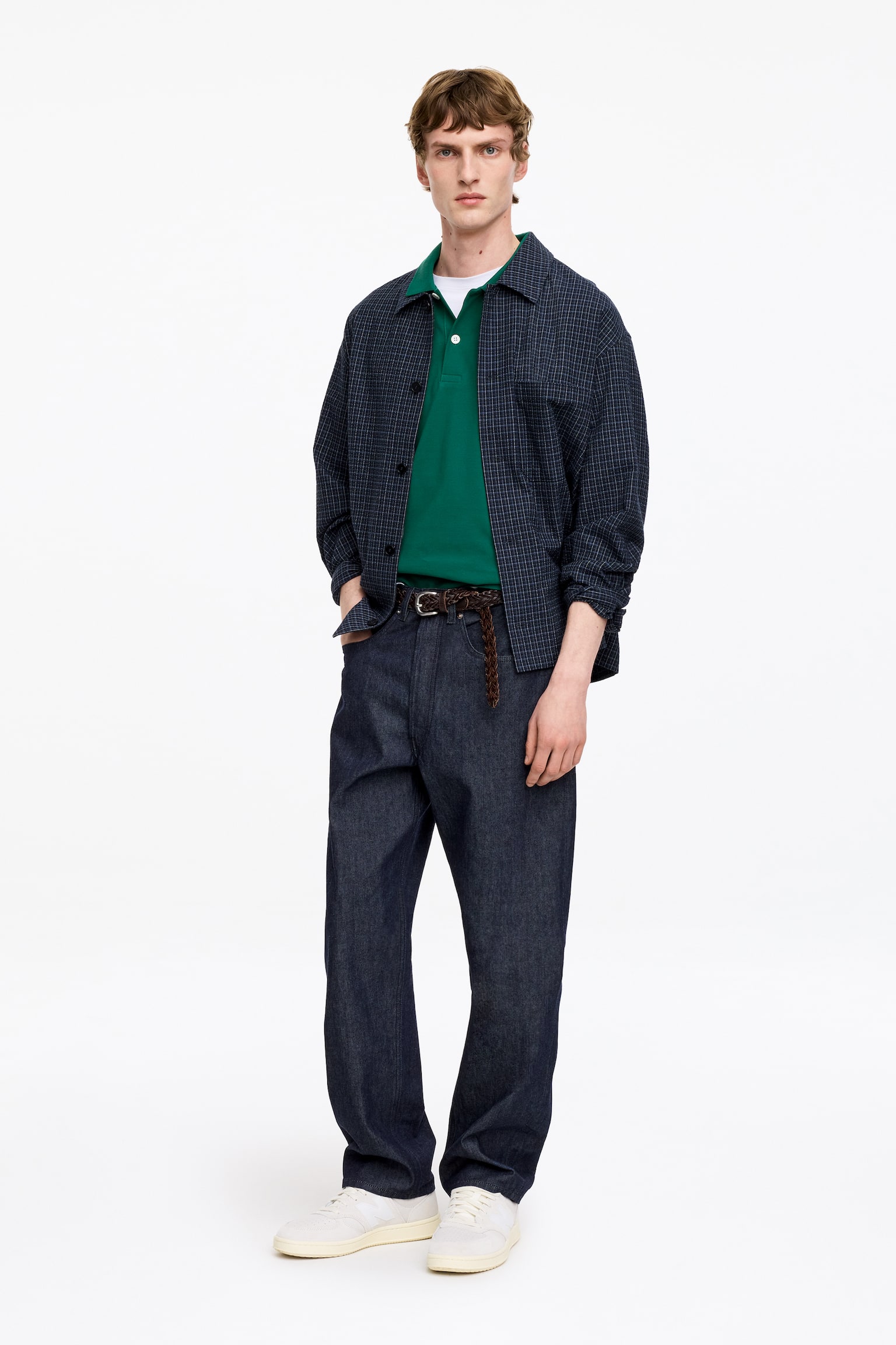 Polo in piqué-Verde - 4