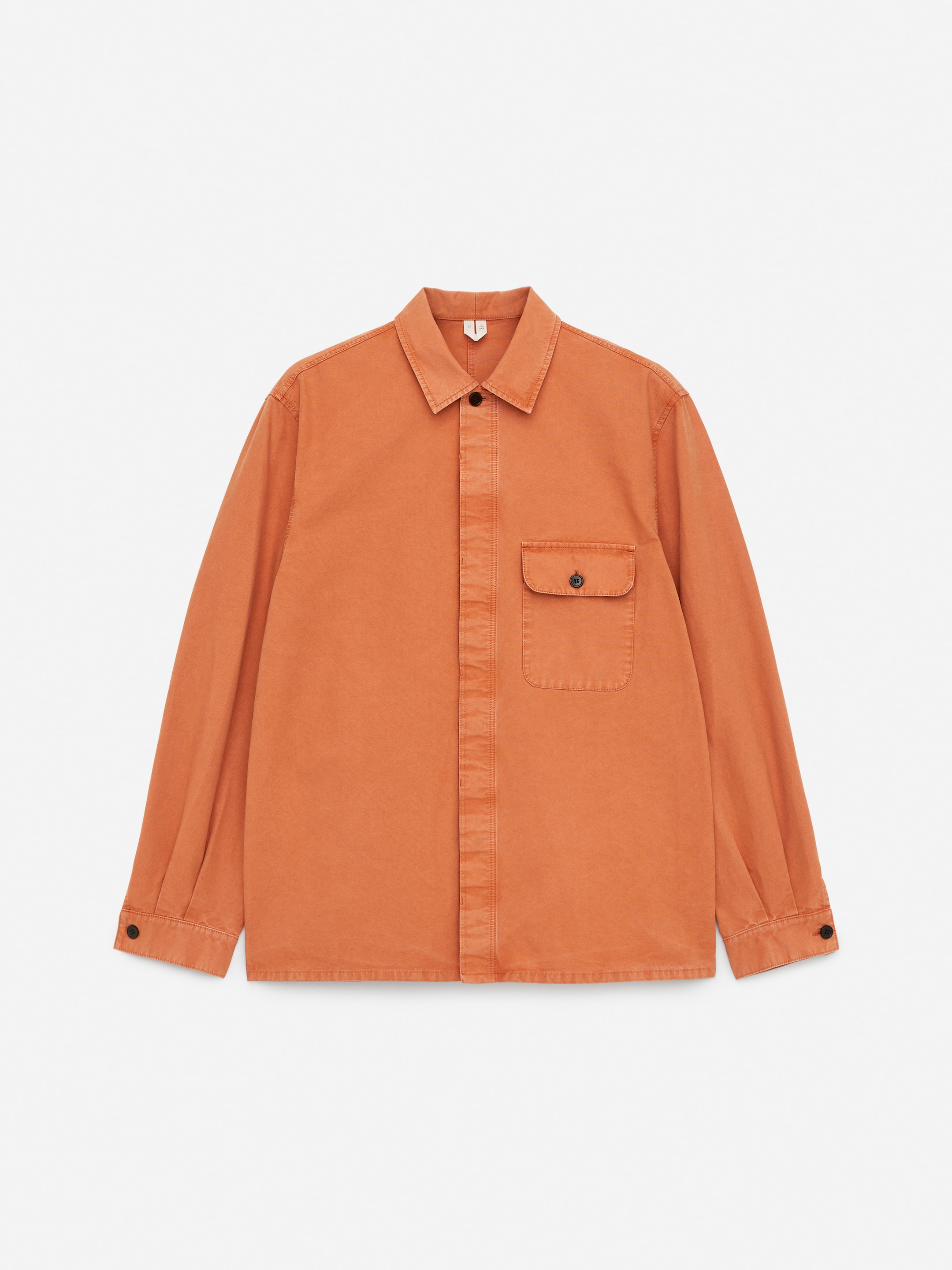 Canvas Overshirt-#B76E41-14261