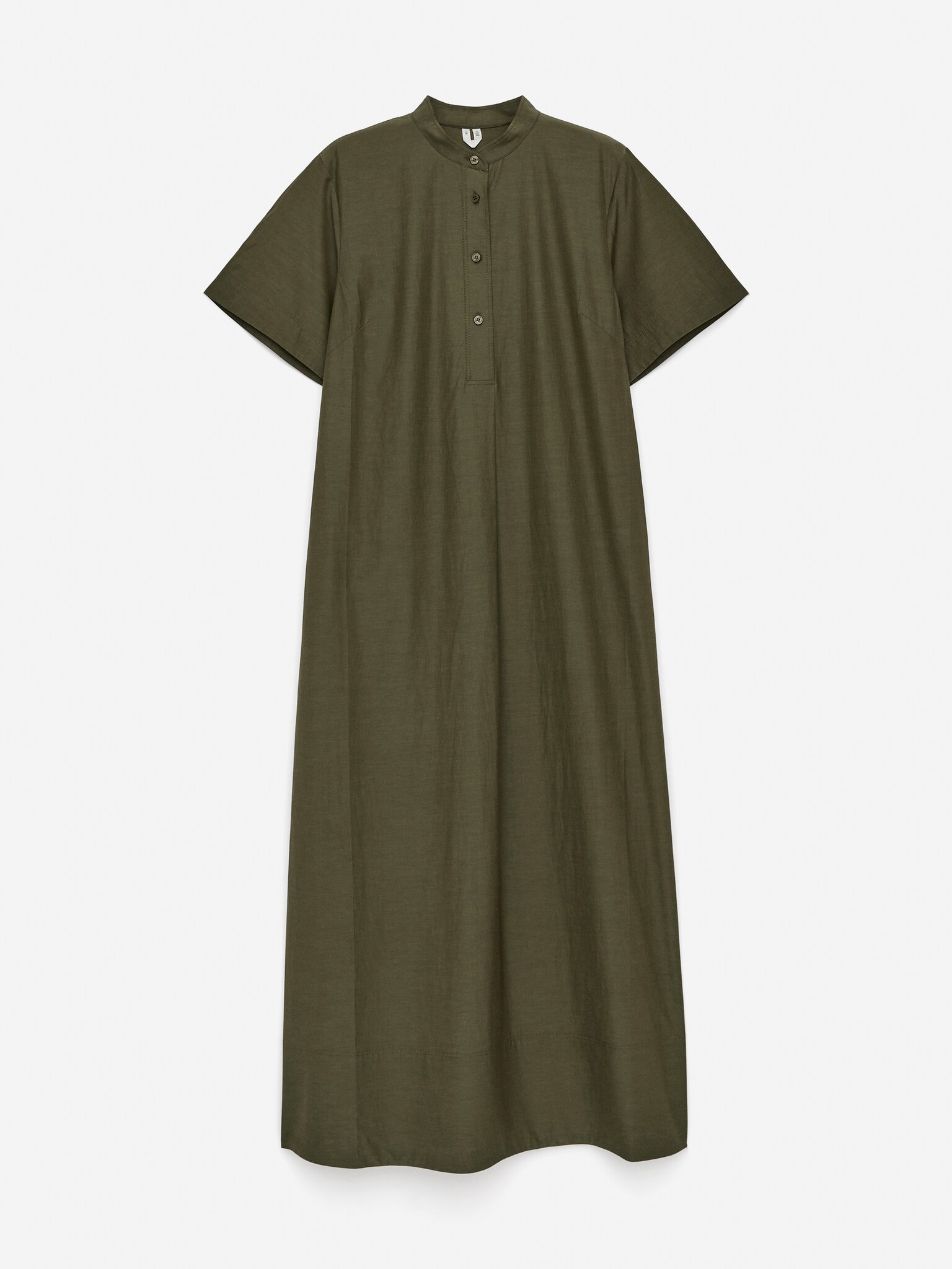 Robe en cupro et coton - Vert - 2
